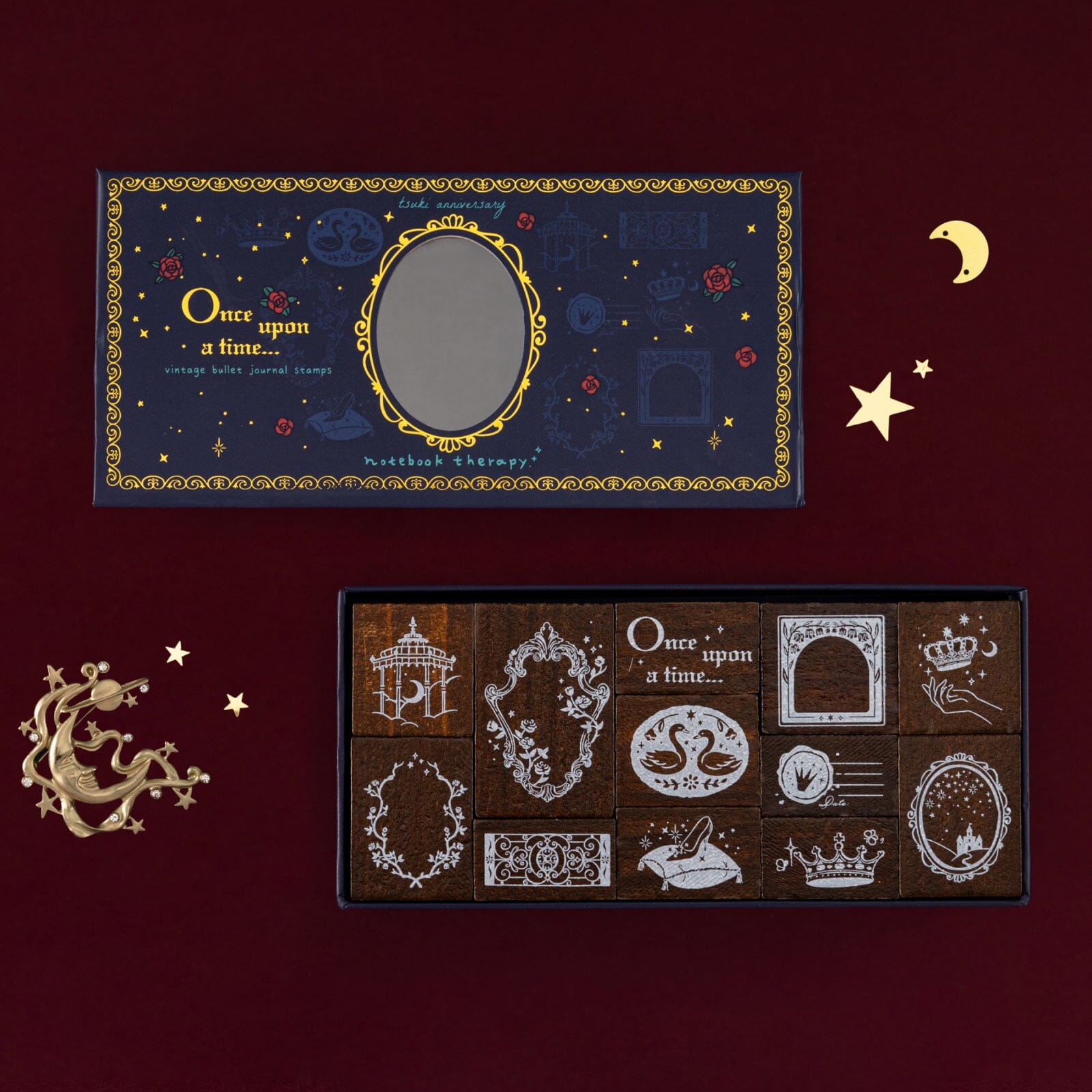 Tsuki 'Once Upon a Time' Bullet Journal Stamp Set ☾