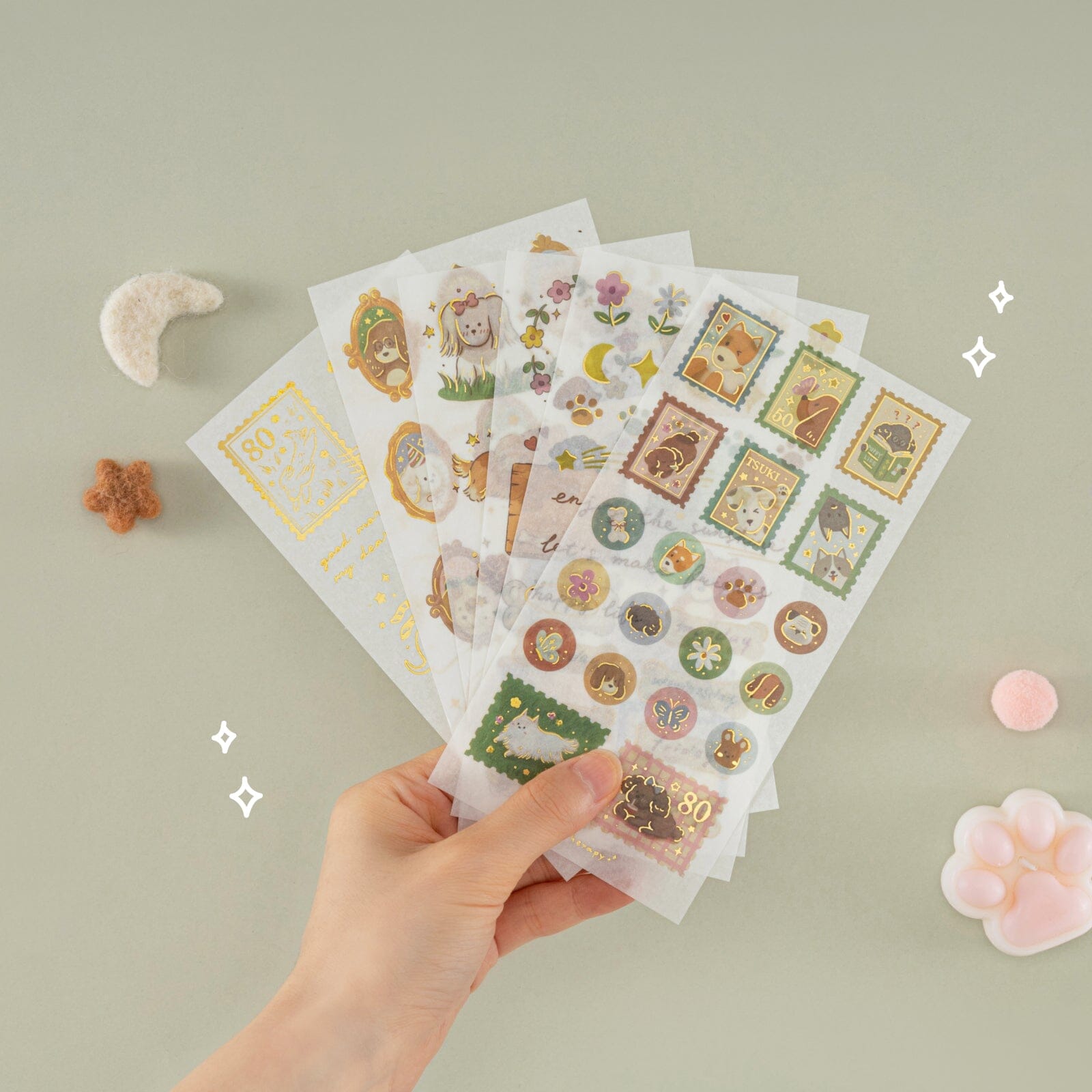 Tsuki 'Puppy Life' Sticker Set ☾