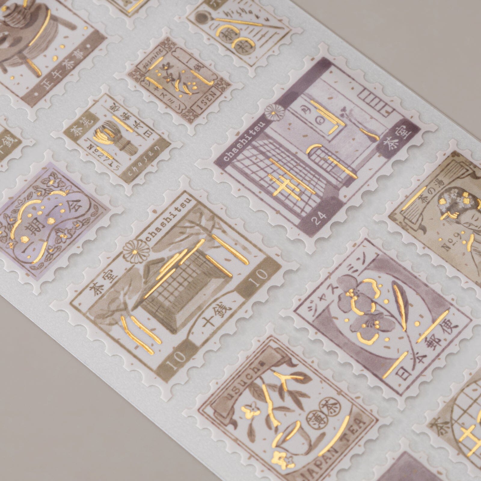 Hinoki - 'Into the Tea Room' Print-On Sticker Set
