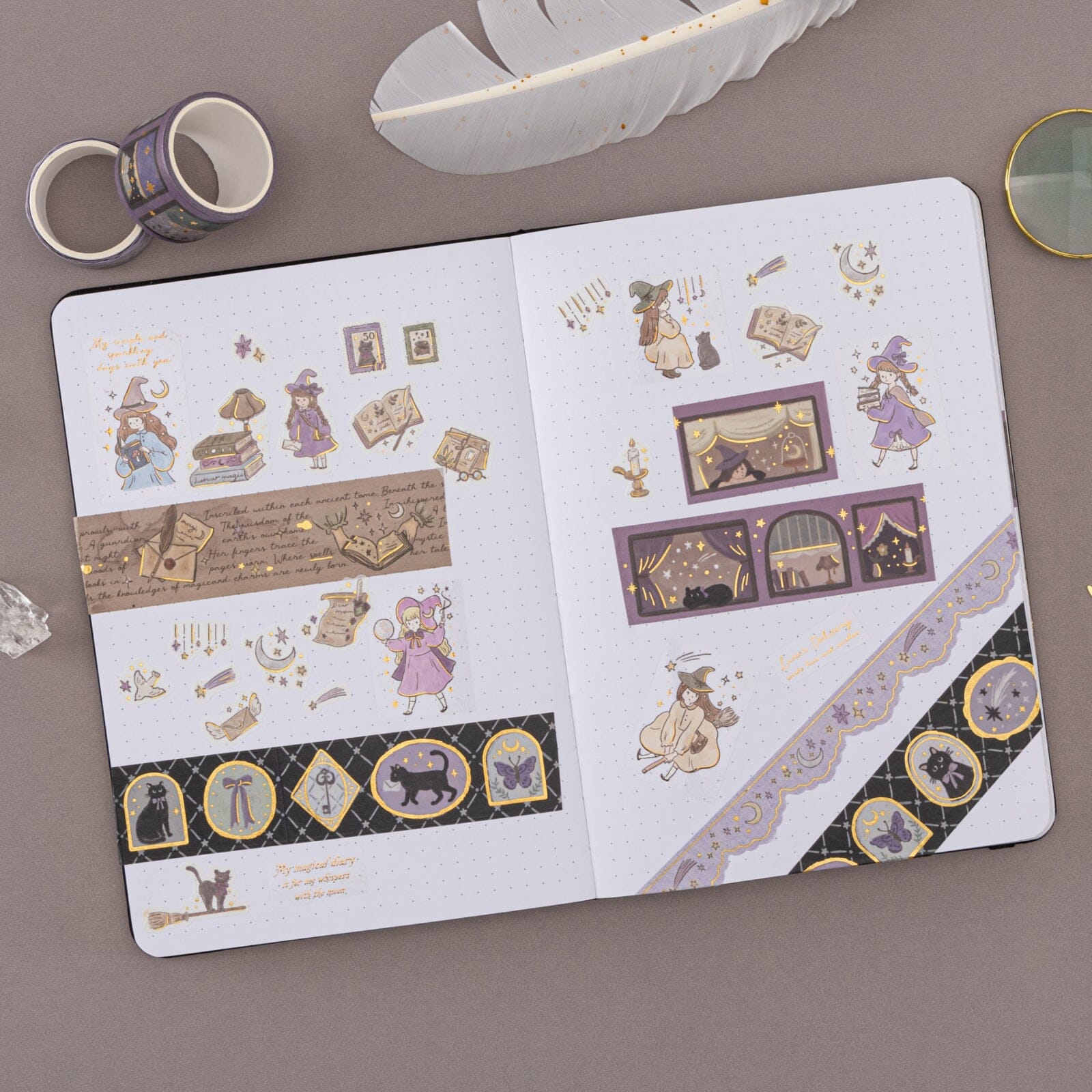 Tsuki 'Lunar Delivery' Washi Tape Set ☾