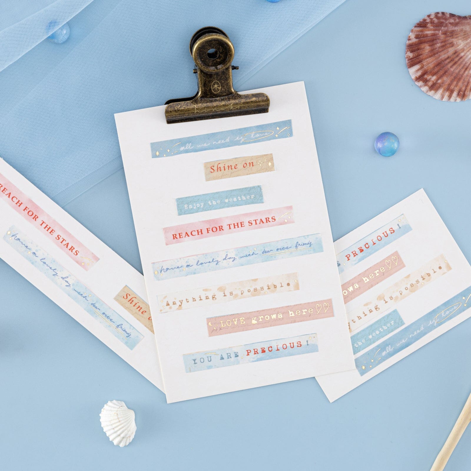 Tsuki 'Otter Friends' Washi Tape Set ☾