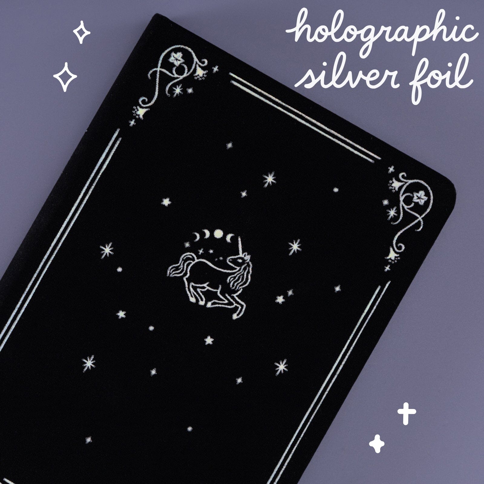 Tsuki ‘Lunar Unicorn’ Limited Edition Black Page Bullet Journal ☾