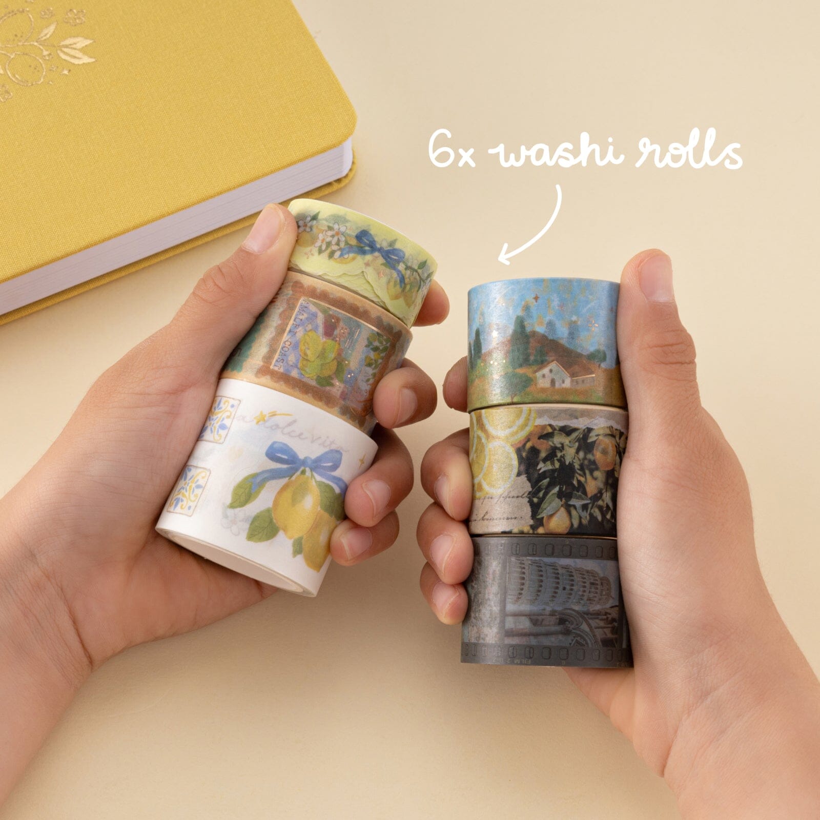 Tsuki 'Summer in Italy' Washi Tape Set ☾
