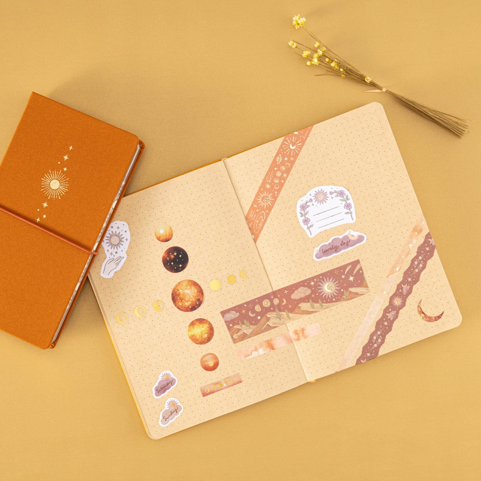 Tsuki 'Sunlit Mystery' Kraft Paper Limited Edition Bullet Journal ☾