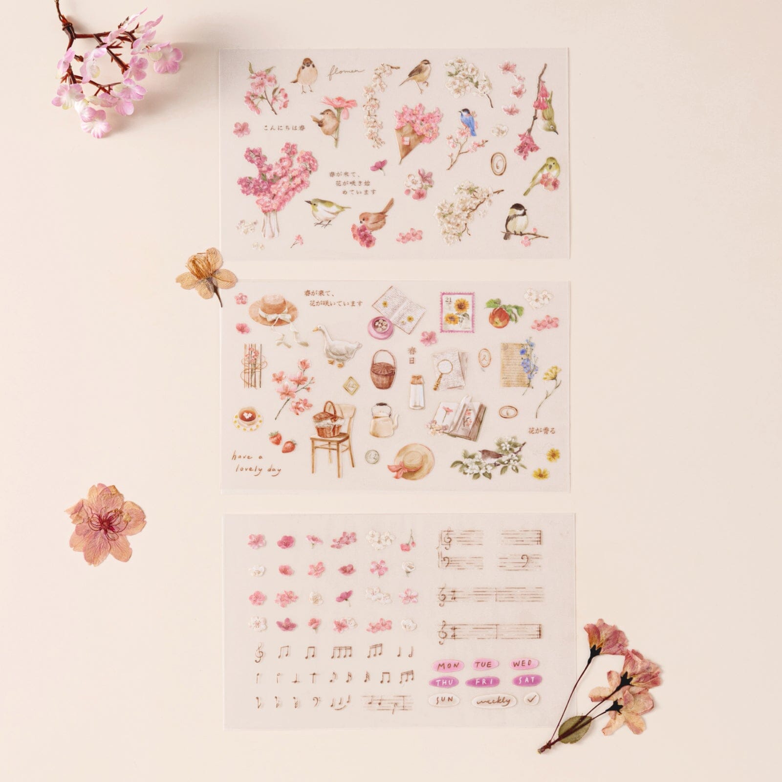 Hinoki - 'Into the Song' Transfer Sticker Set
