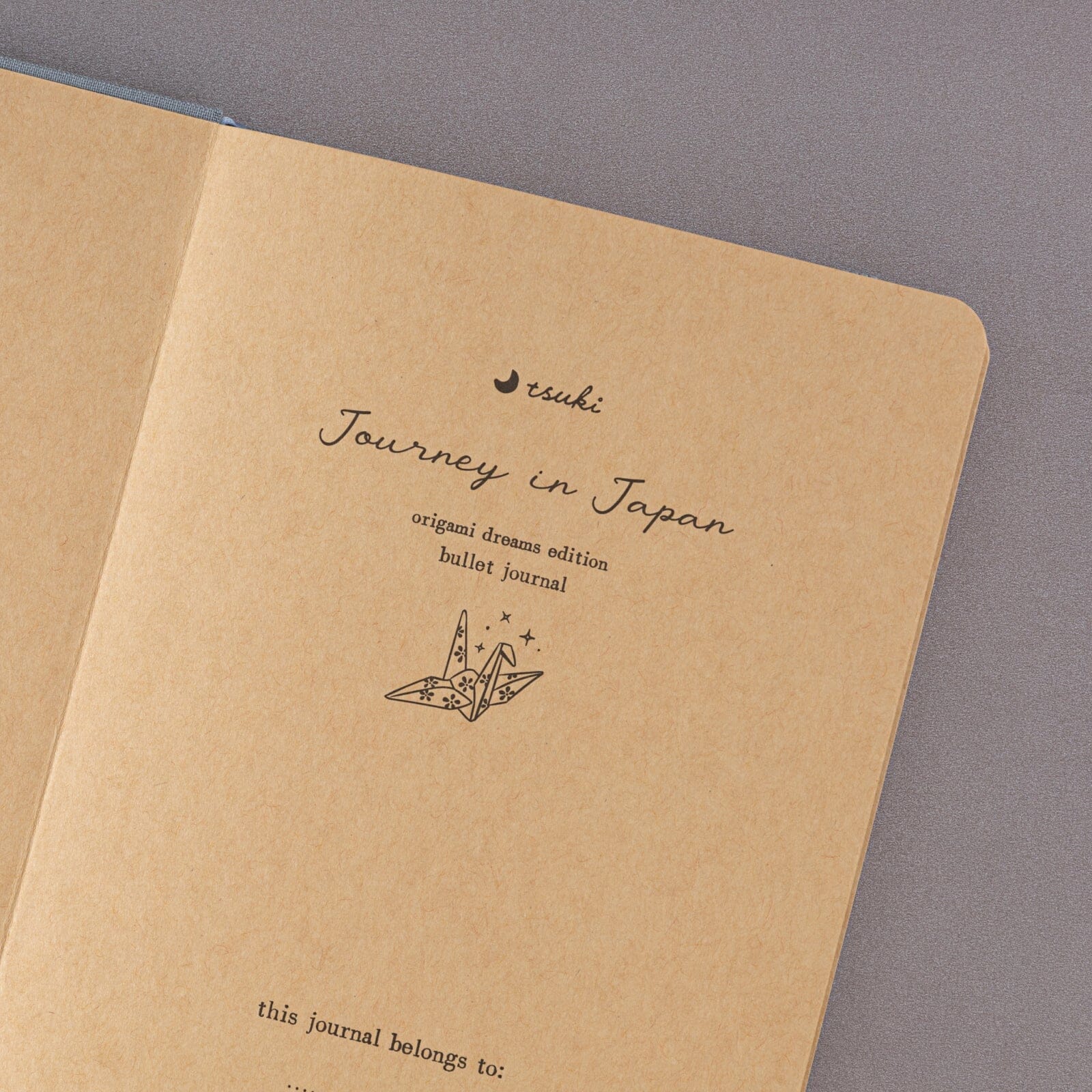 Tsuki 'Origami Dreams' Kraft Paper A5 Bullet Journal ☾