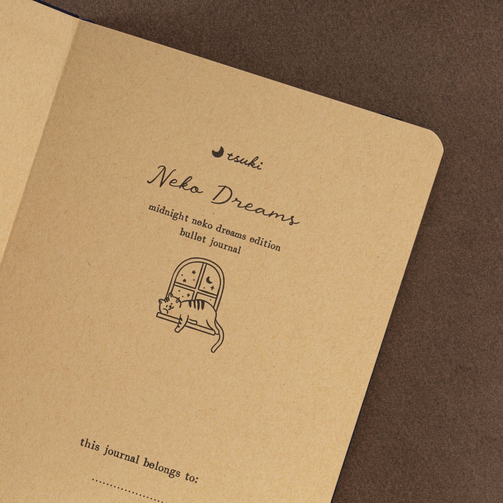 Tsuki 'Midnight Neko Dreams' Limited Edition Bullet Journal ☾