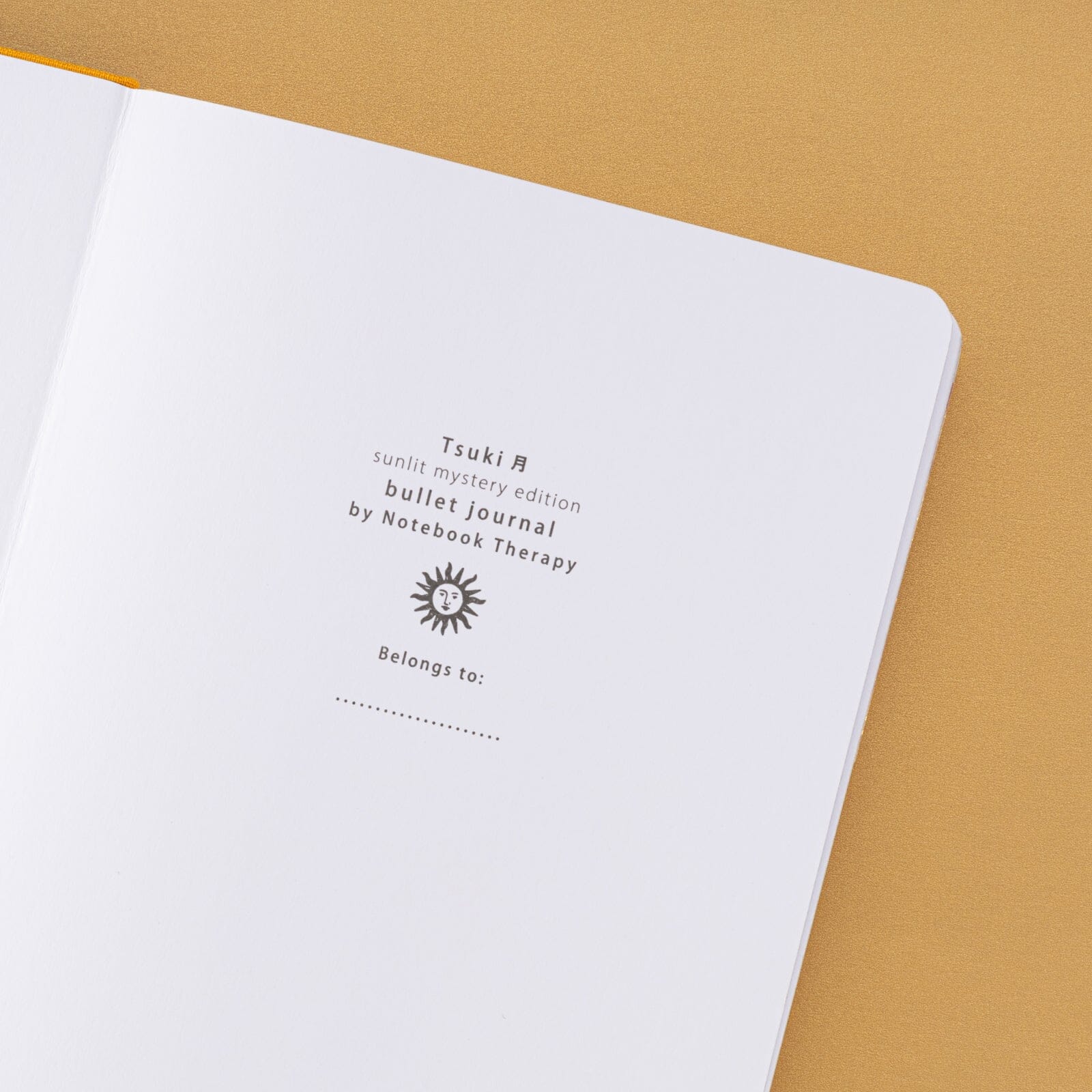 Tsuki 'Sunlit Mystery' Limited Edition Luxury Bullet Journal ☾