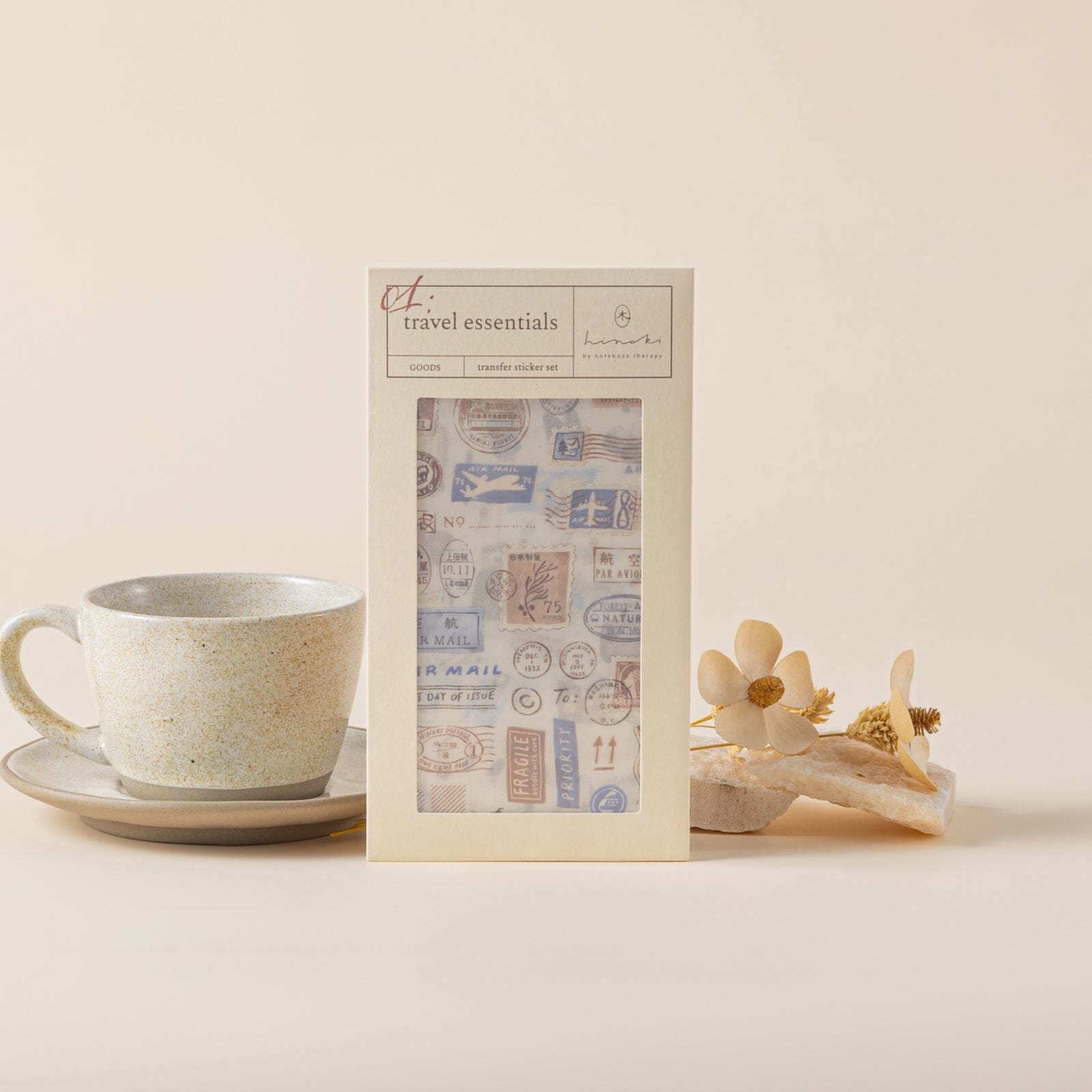 Hinoki - 'Travel Essentials' Print-On Sticker Set