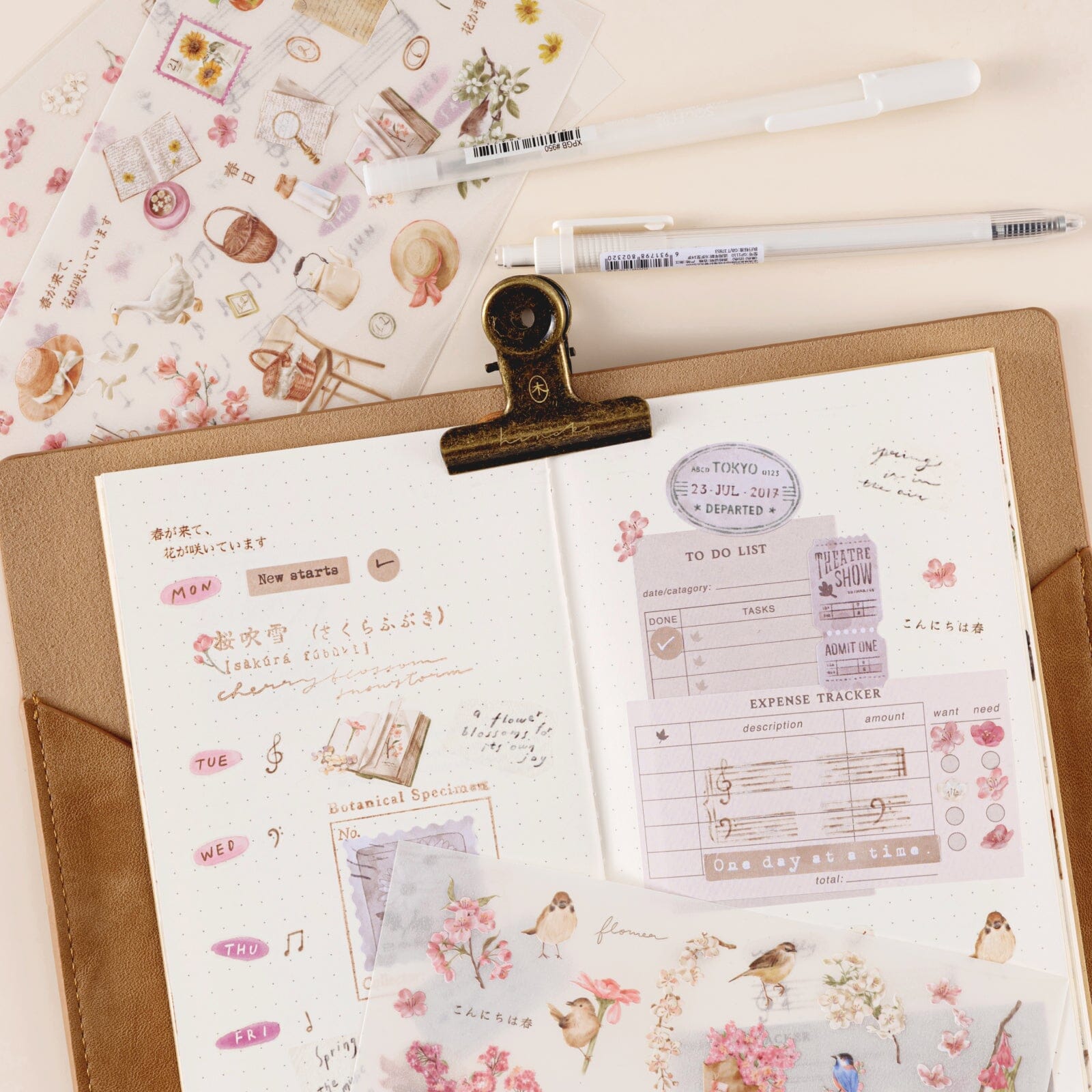 Hinoki - 'Into the Song' Transfer Sticker Set