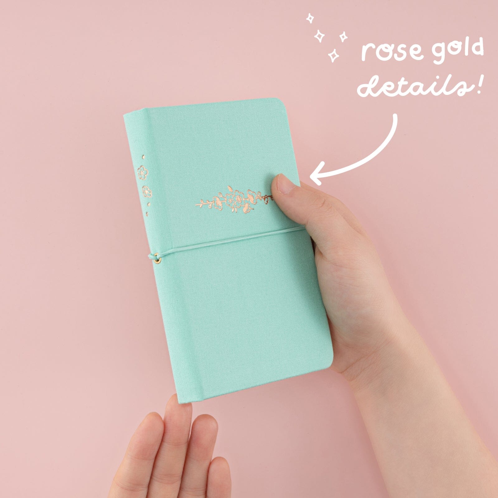 Tsuki 'Sakura Mint' A6 Travel Notebook ☾