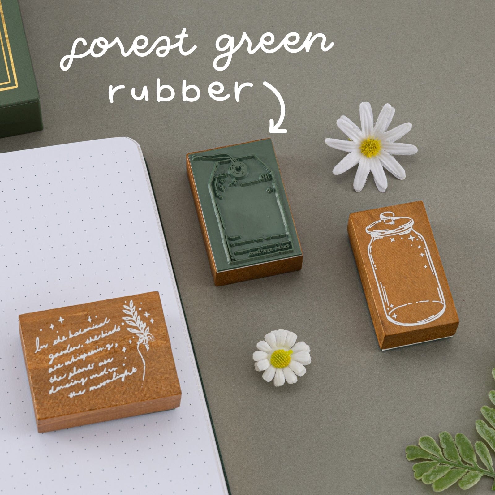 Tsuki 'Whimsical Botanics' Bullet Journal Stamp Set ☾