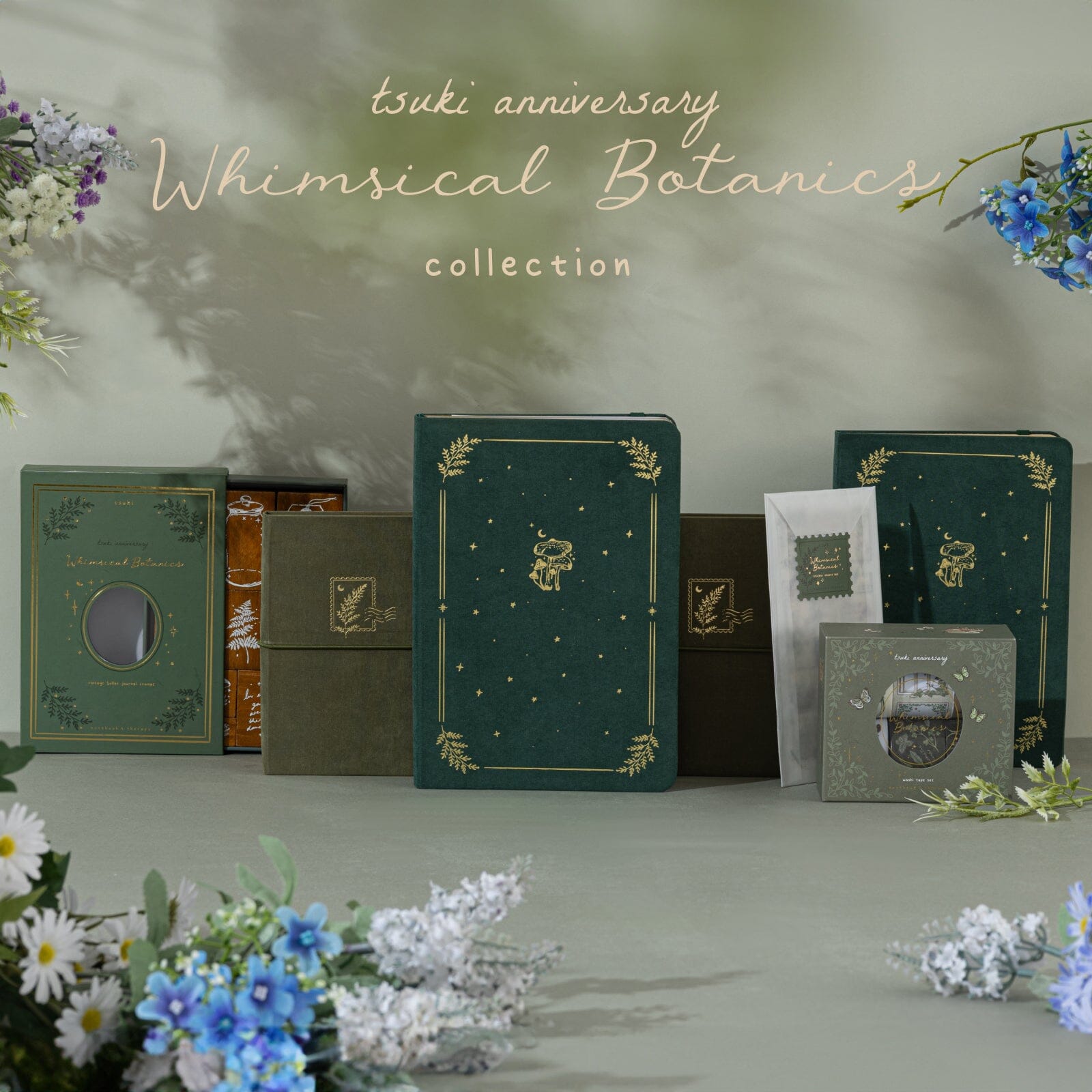 Tsuki 'Whimsical Botanics' Sticker Set ☾