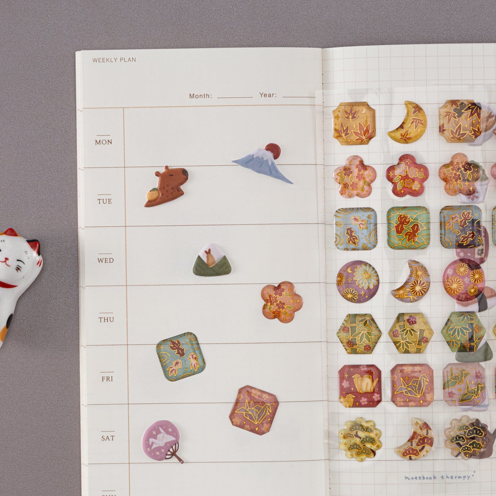 Tsuki 'Journey in Japan' 3D Sticker Set ☾