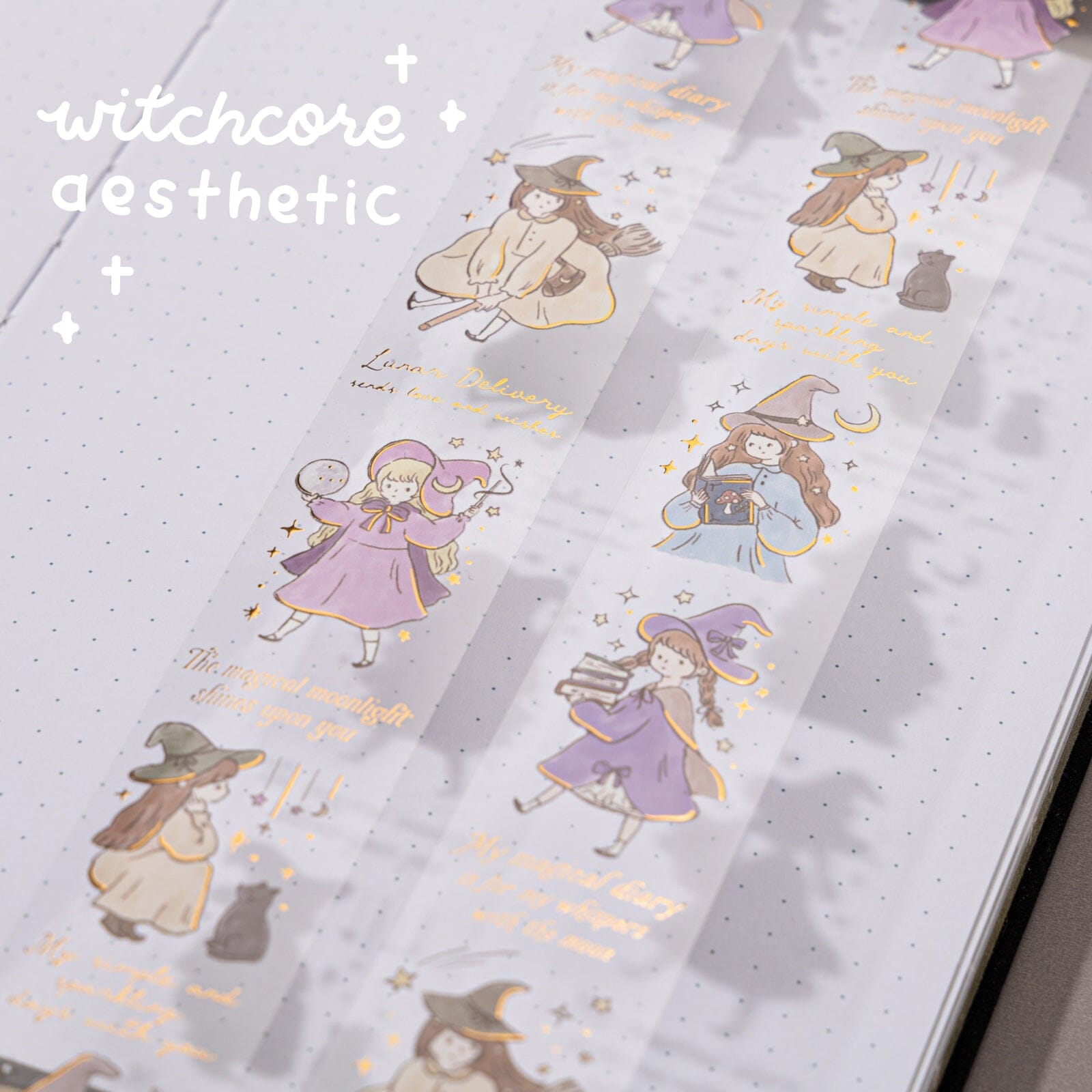 Tsuki 'Lunar Delivery' Washi Tape Set ☾
