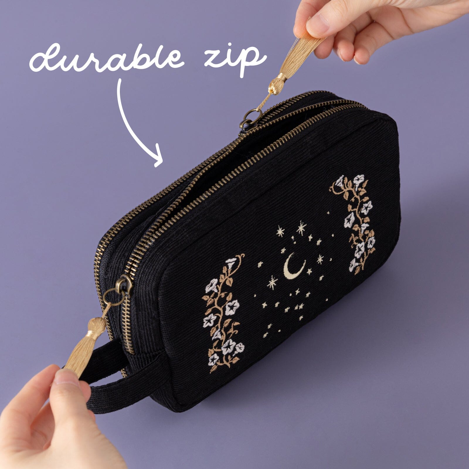 Tsuki 'Moonflower Magic' Travel Pen Pouch ☾