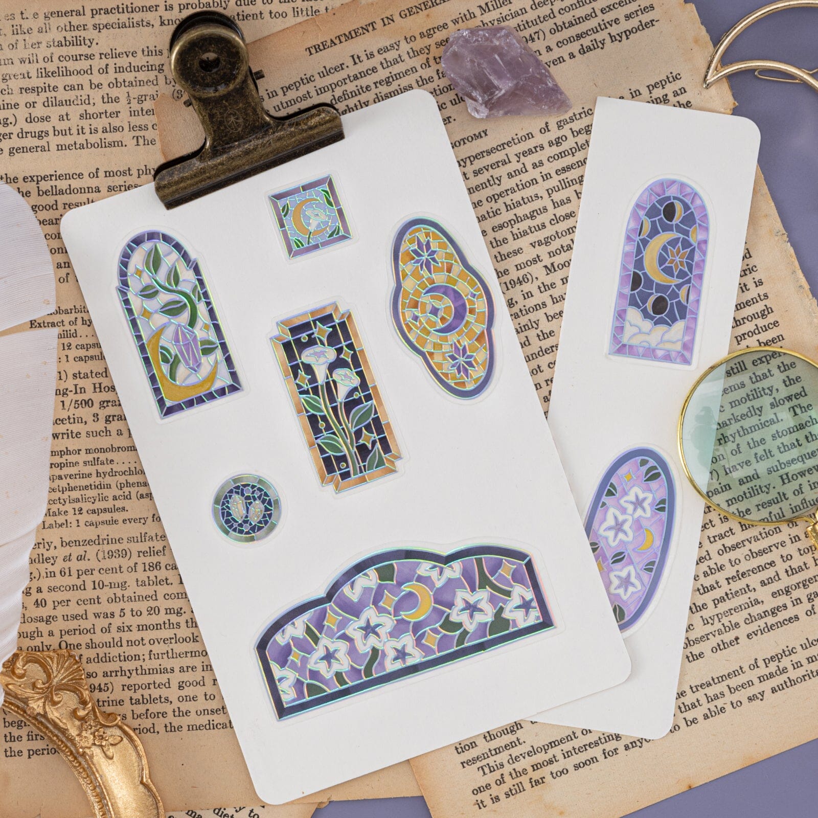 Tsuki 'Moonflower Magic' 3D Sticker Set ☾