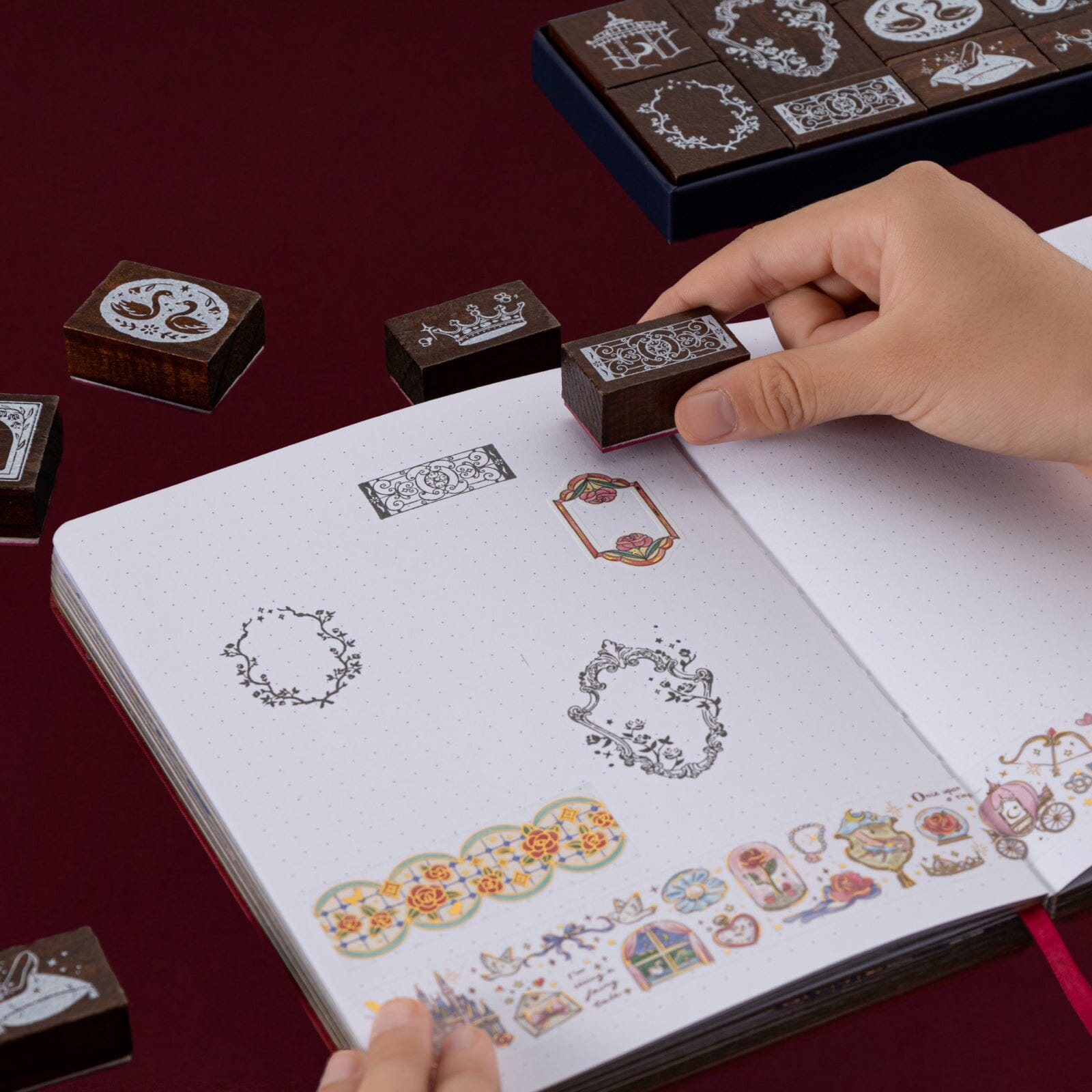 Tsuki 'Once Upon a Time' Bullet Journal Stamp Set ☾