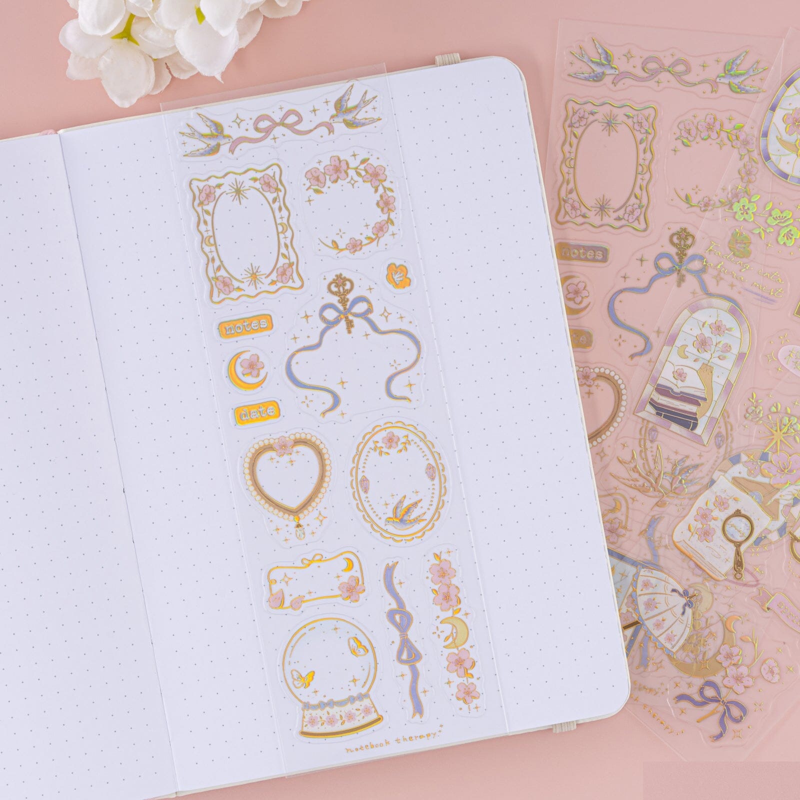 Tsuki 'Sakura Vintage' 3D Sticker Set ☾
