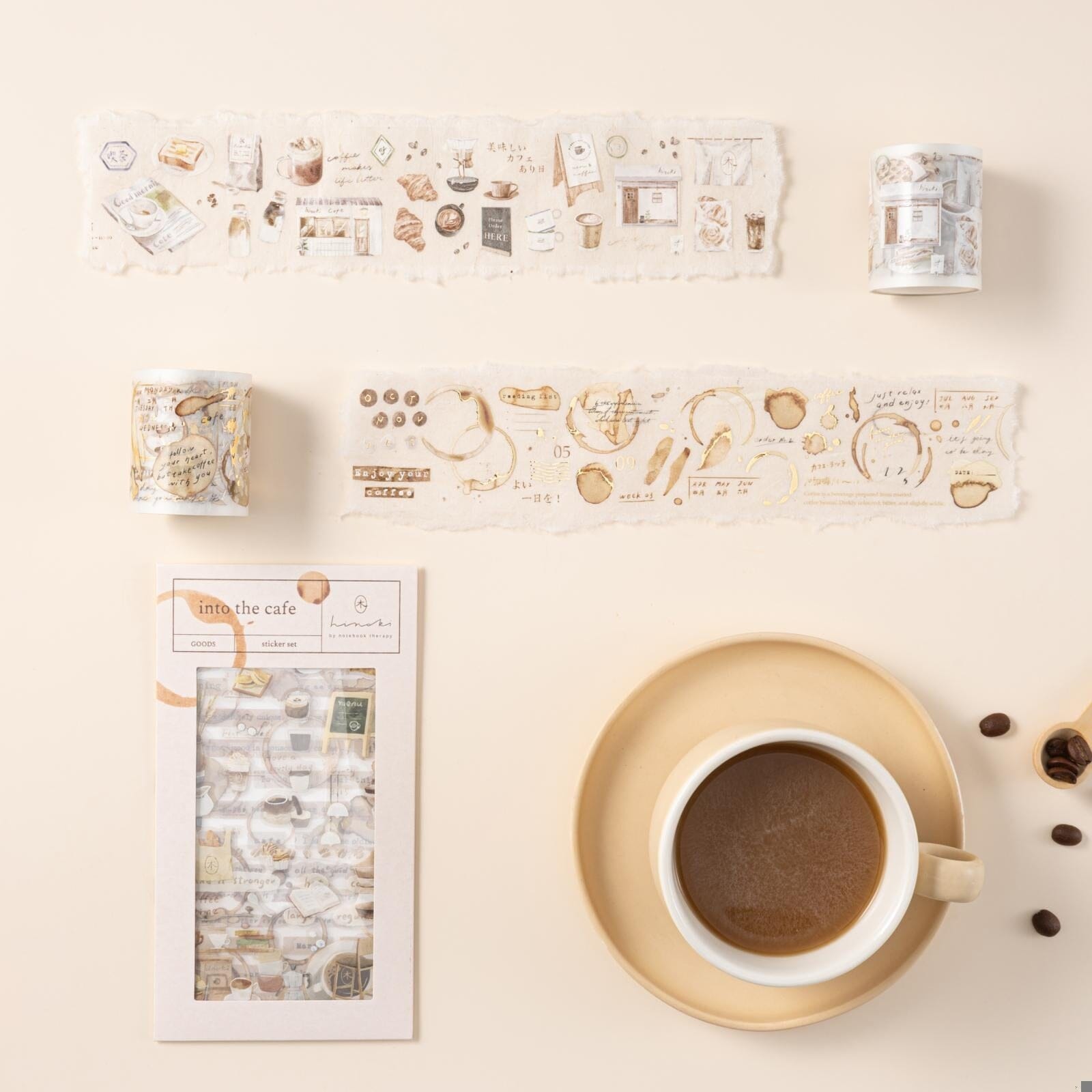 Hinoki - 'Into the Cafe' Sticker Set