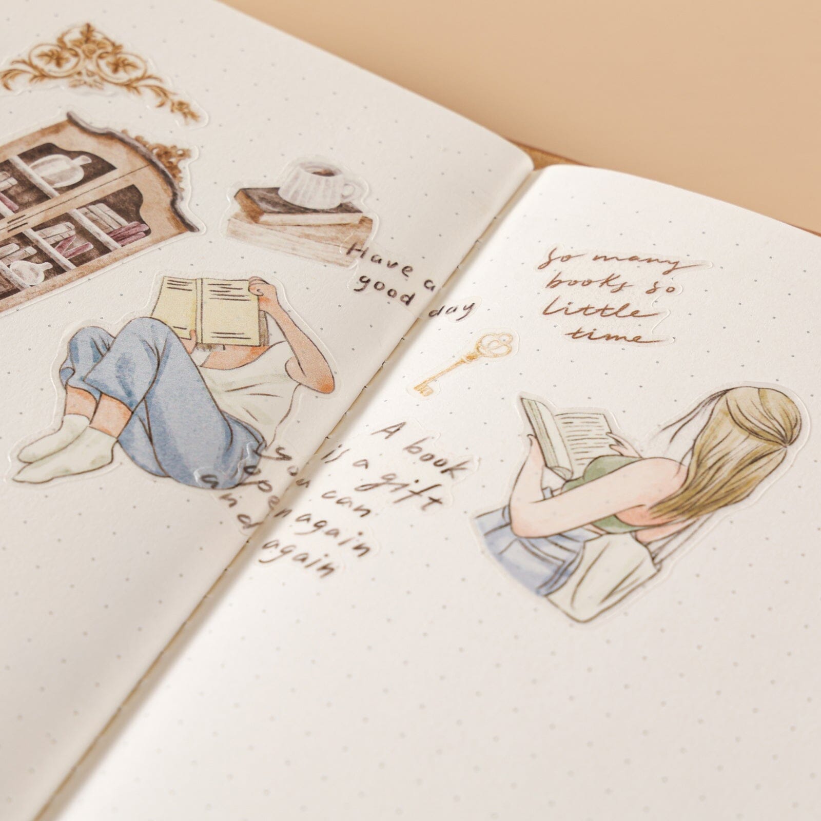 Hinoki - 'Into the Library' Sticker Set