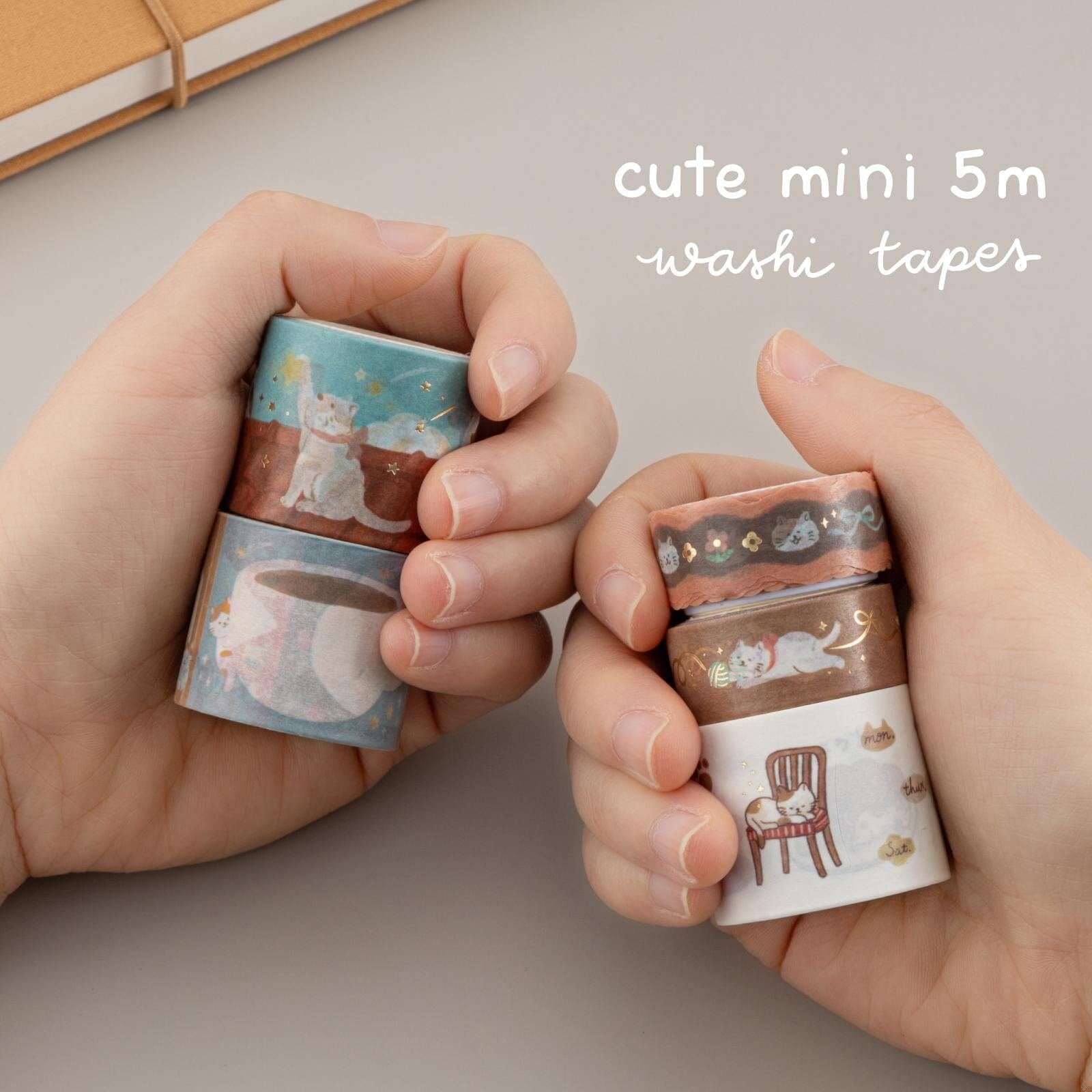 Tsuki 'Neko Days' Travel Notebook Gift Set ☾