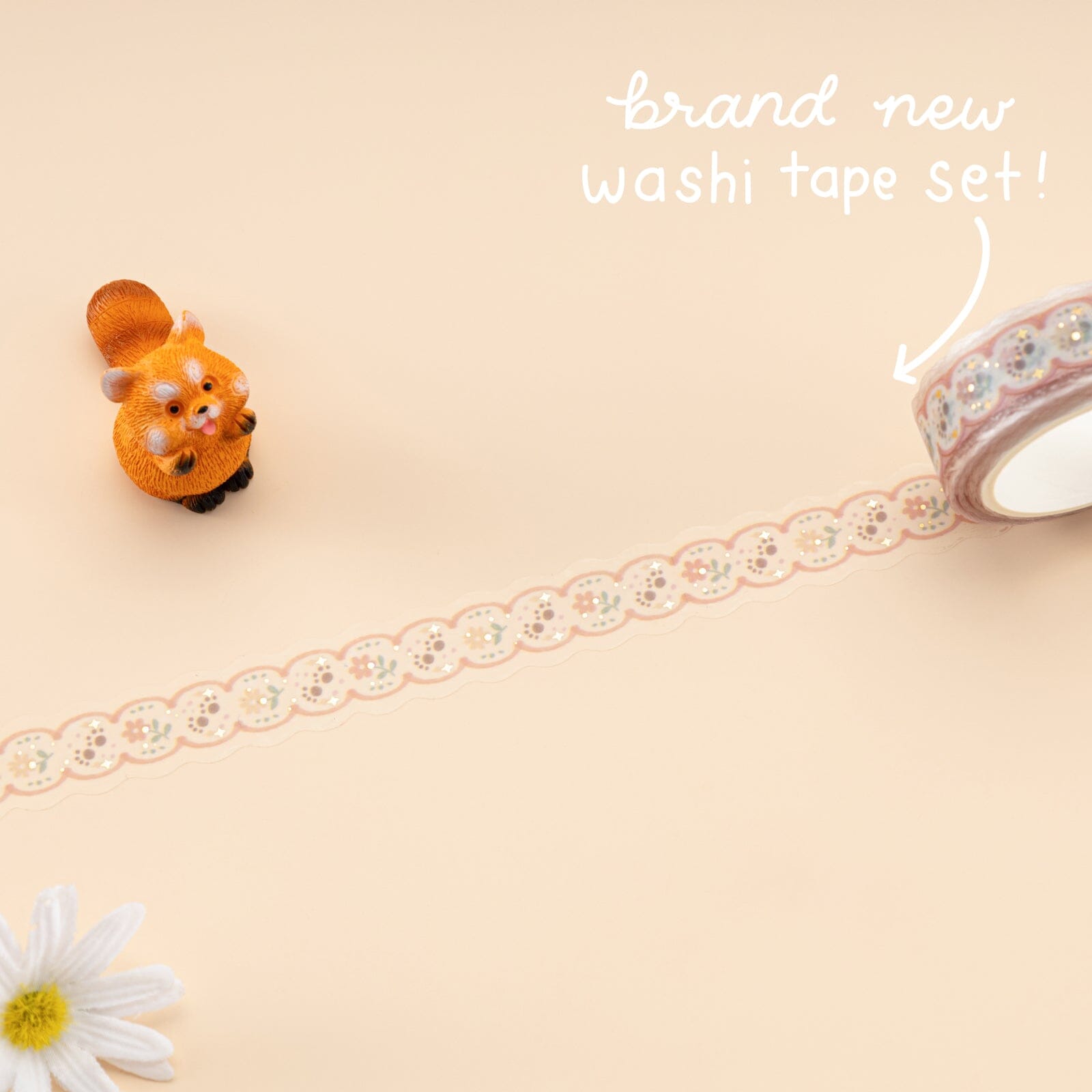 Tsuki 'Red Panda' Washi Tape Set ☾