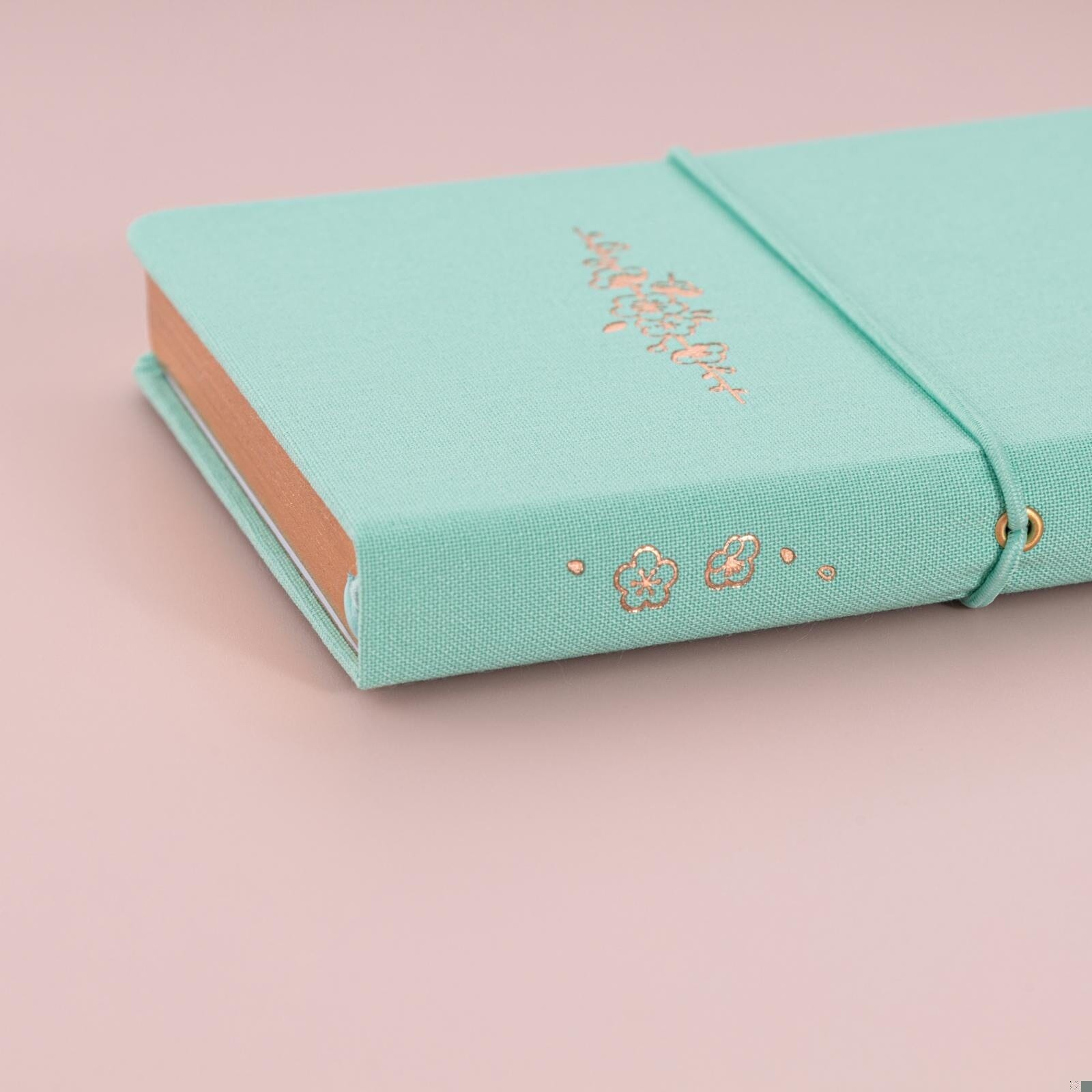 Tsuki 'Sakura Mint' A6 Travel Notebook ☾