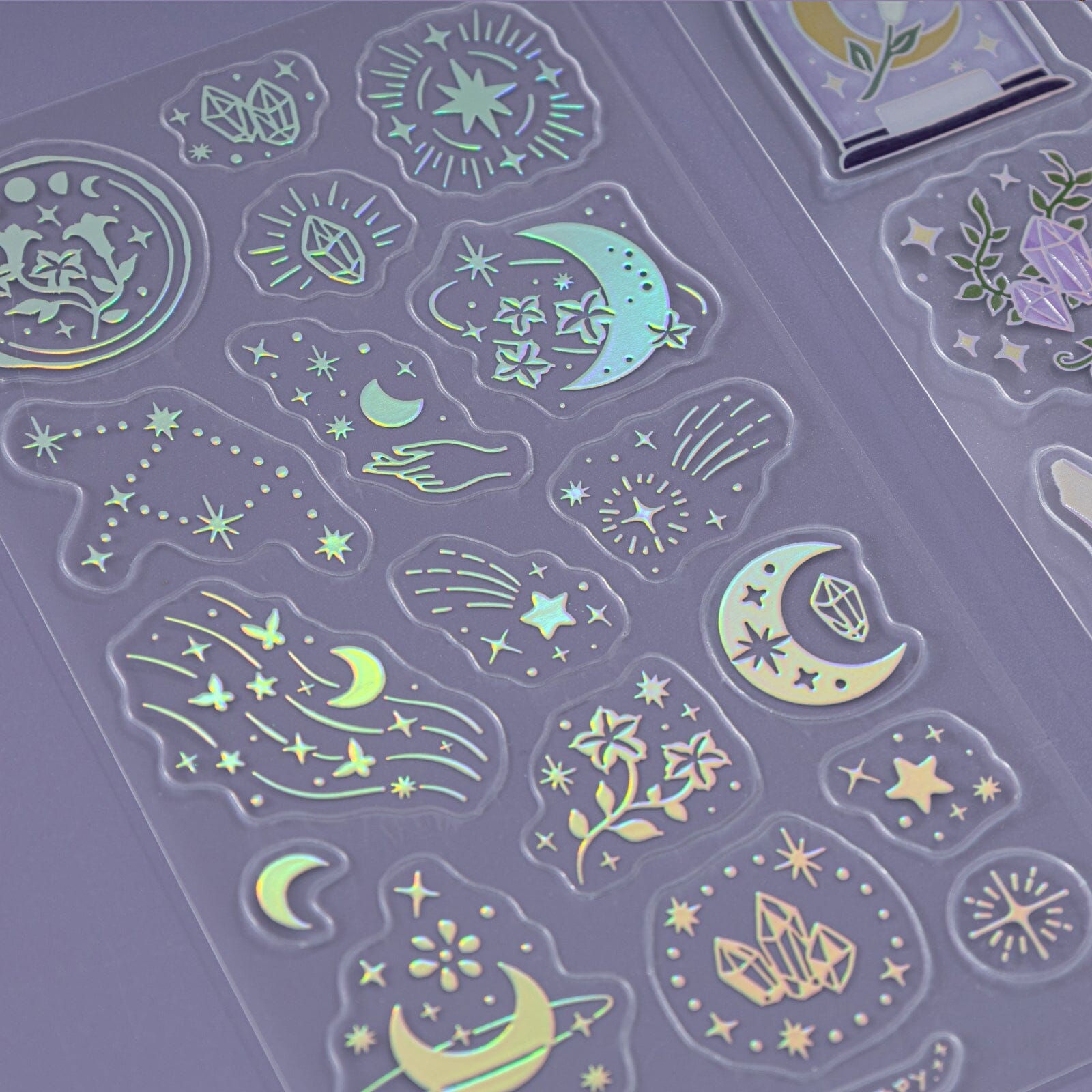 Tsuki 'Moonflower Magic' 3D Sticker Set ☾