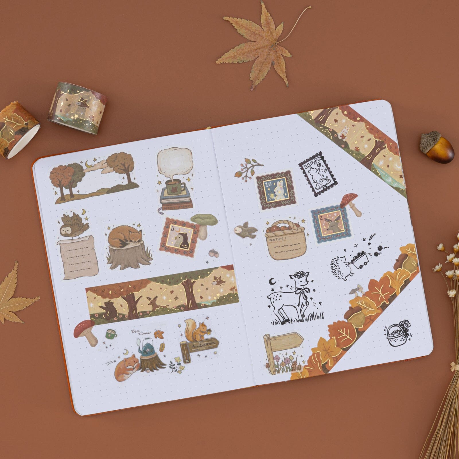 Tsuki 'Forest Friends' Sticker Set ☾