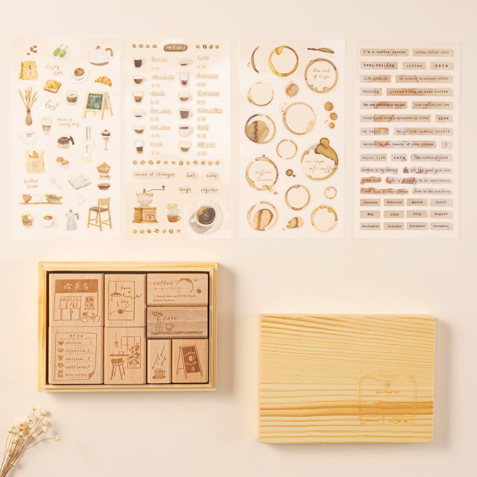 Hinoki - 'Into the Cafe' Sticker Set