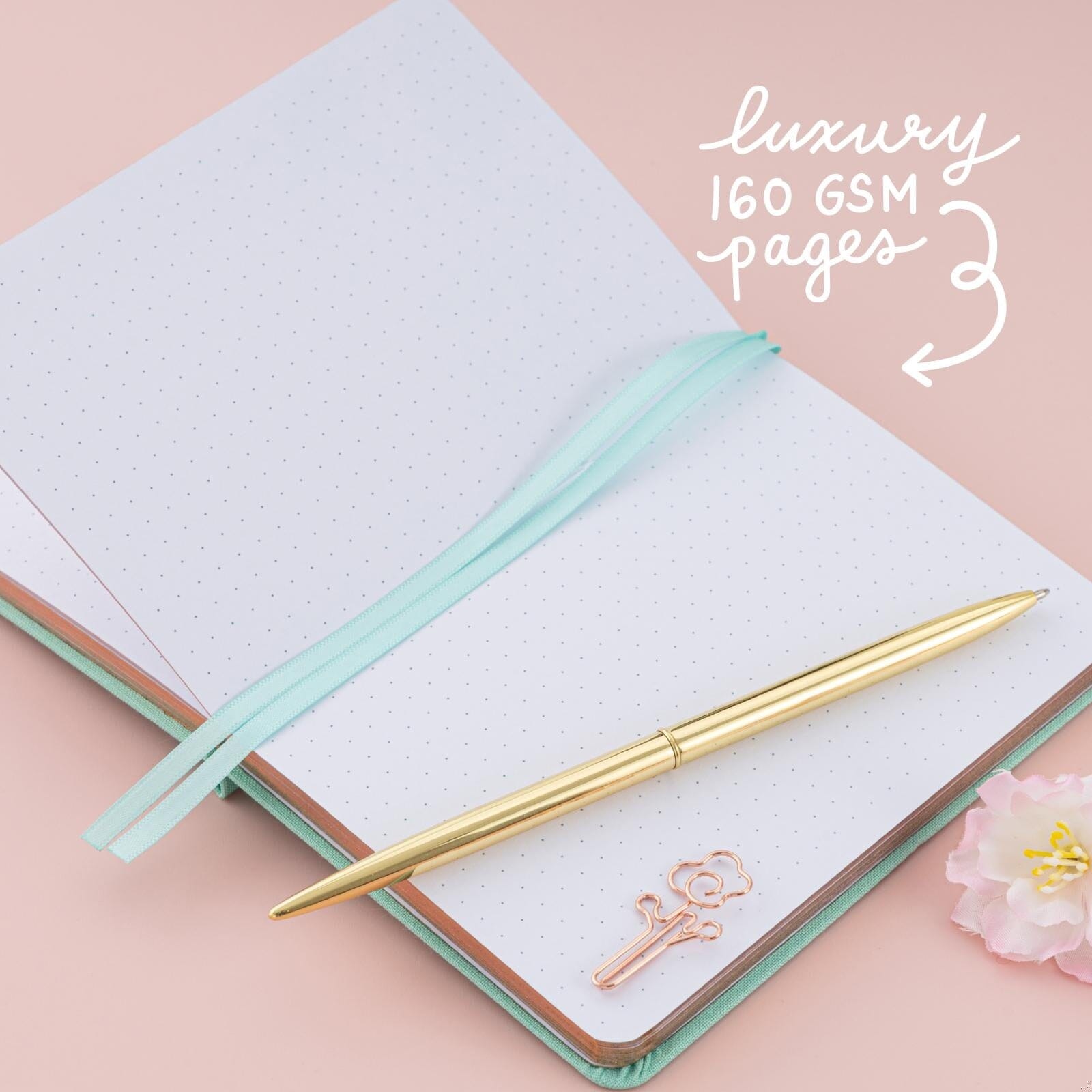 Tsuki 'Sakura Mint' A6 Travel Notebook ☾