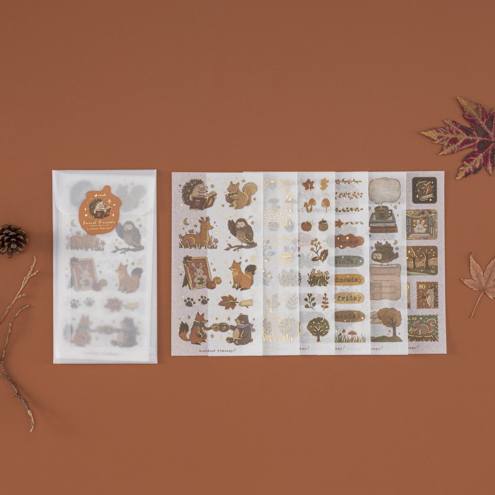 Tsuki 'Forest Friends' Sticker Set ☾