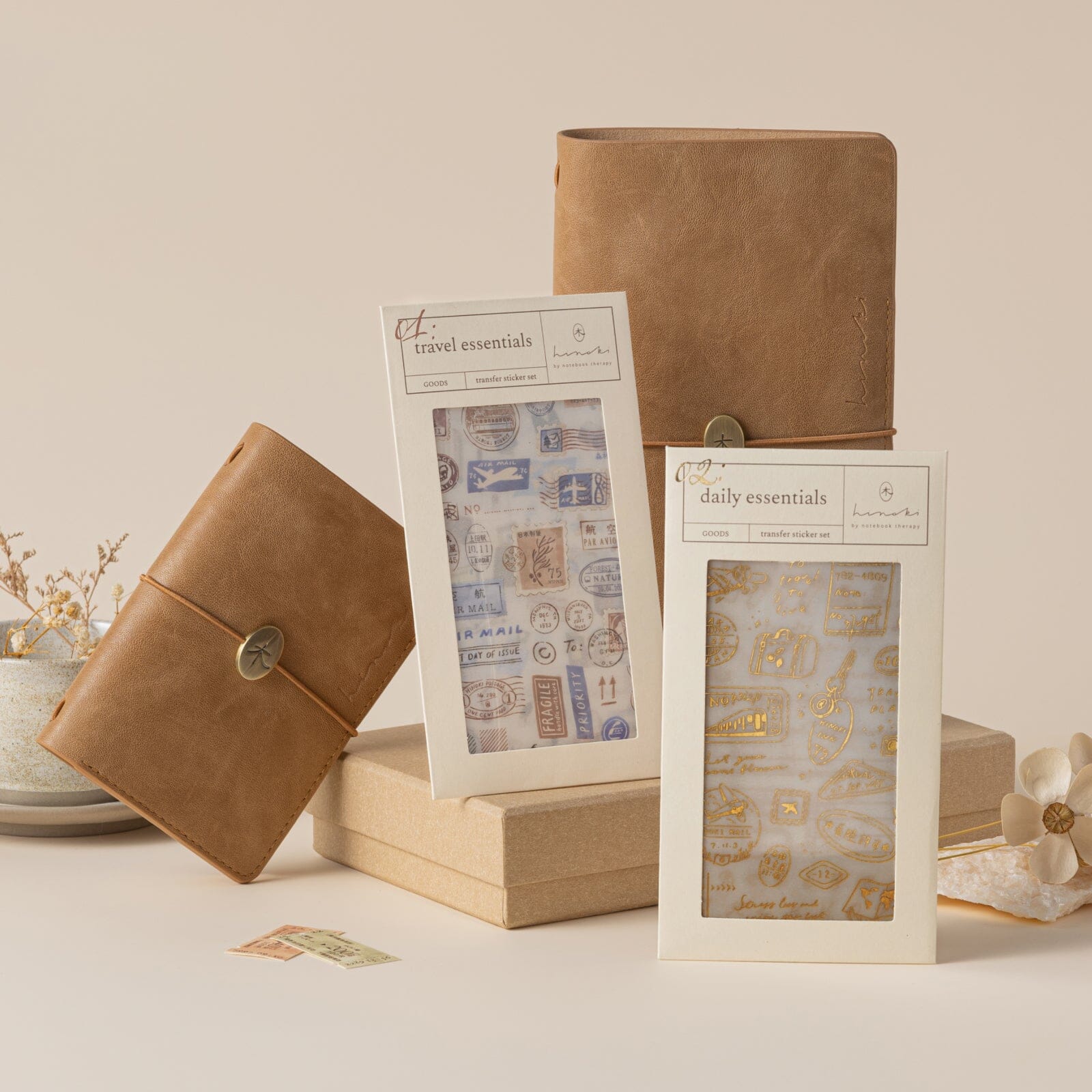Hinoki - 'Travel Essentials' Print-On Sticker Set