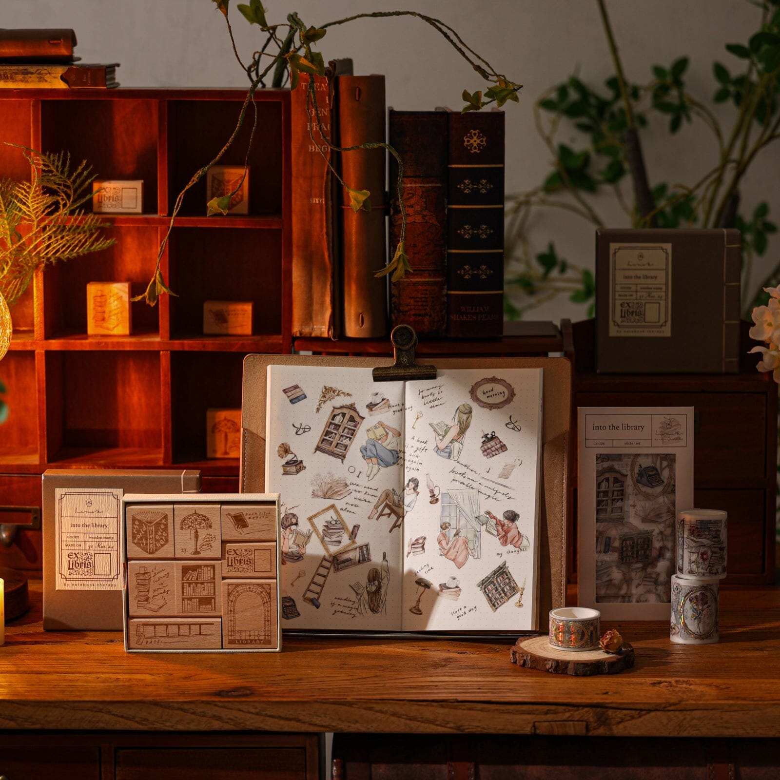 Hinoki - 'Into the Library' Sticker Set