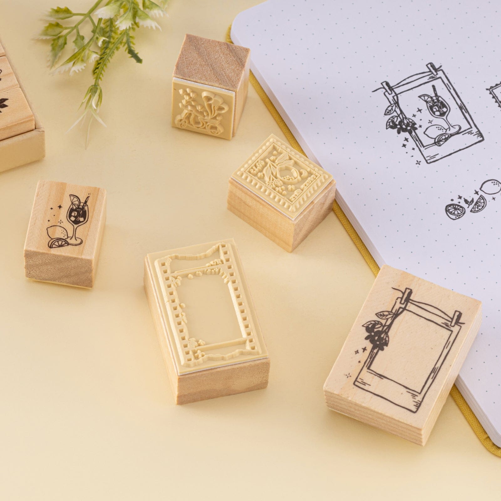 Tsuki 'Summer in Italy' Bullet Journal Stamp Set ☾