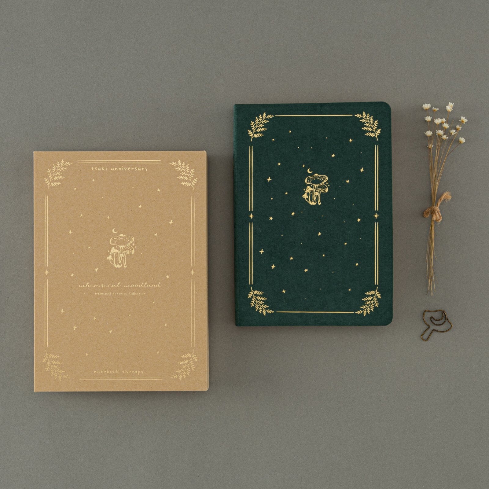 Tsuki 'Whimsical Woodland' Limited Edition Kraft Paper Bullet Journal in Original Size ☾