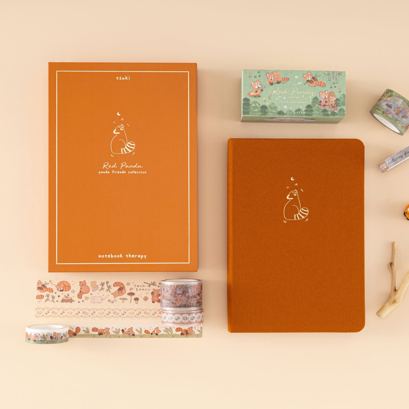 Tsuki ‘Red Panda’ Limited Edition A5 Bullet Journal ☾