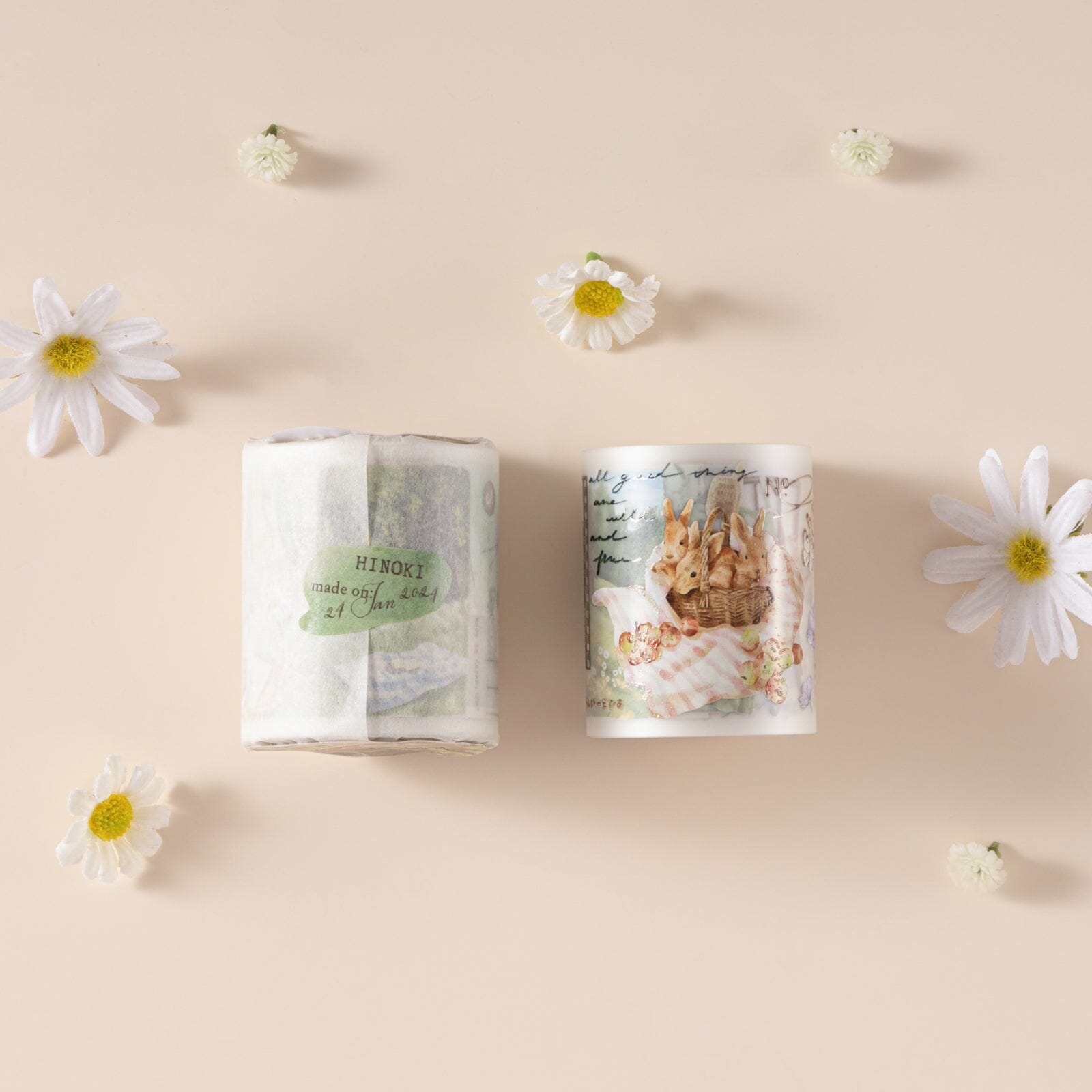 Hinoki - 'Into the Meadow' PET Decorative Tape - Meadow Picnic
