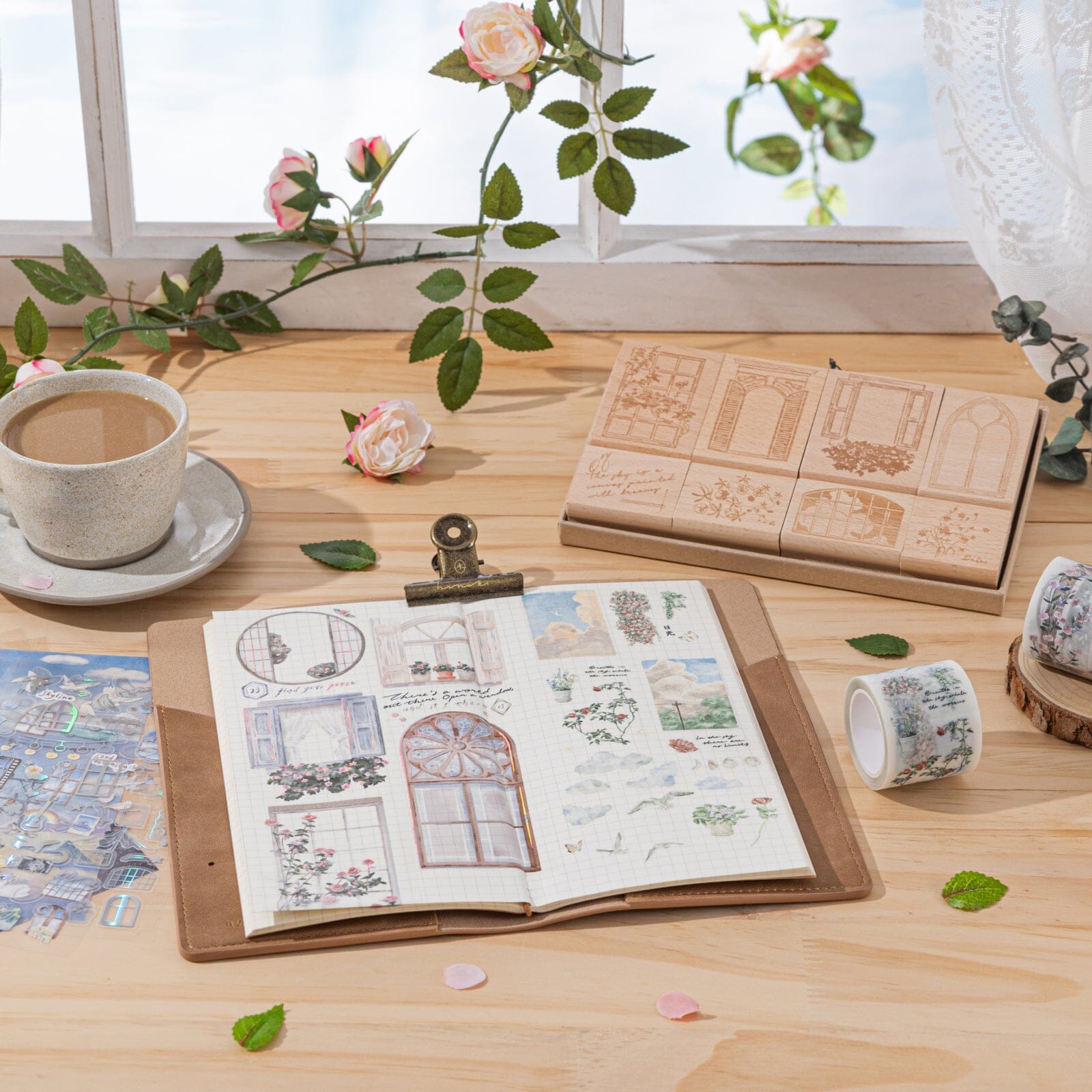 Hinoki - 'Into the Sky' PET Decorative Tape Set