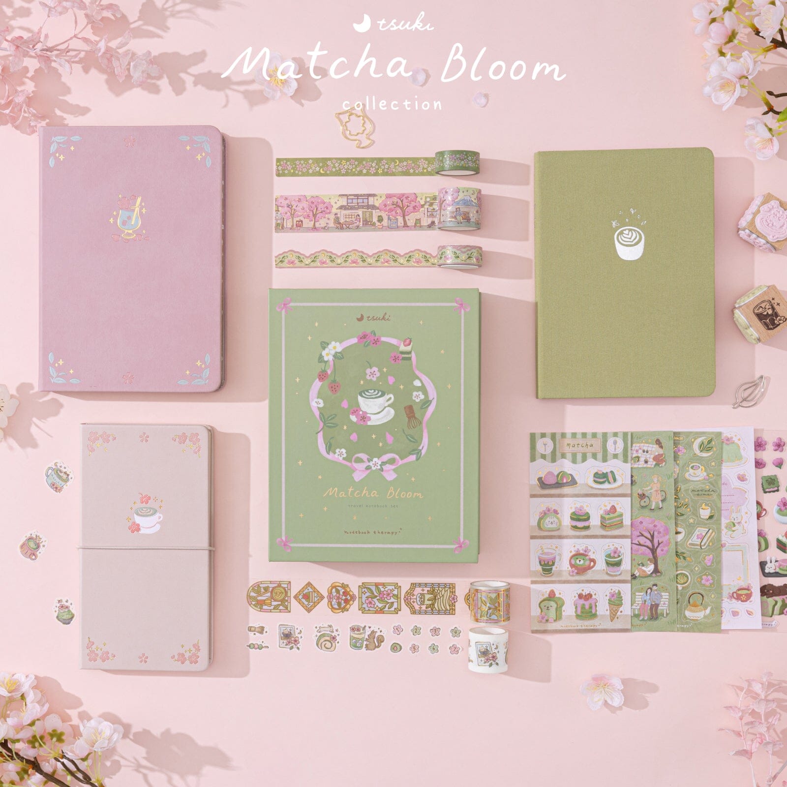 Tsuki 'Matcha Matcha' Limited Edition Bullet Journal ☾