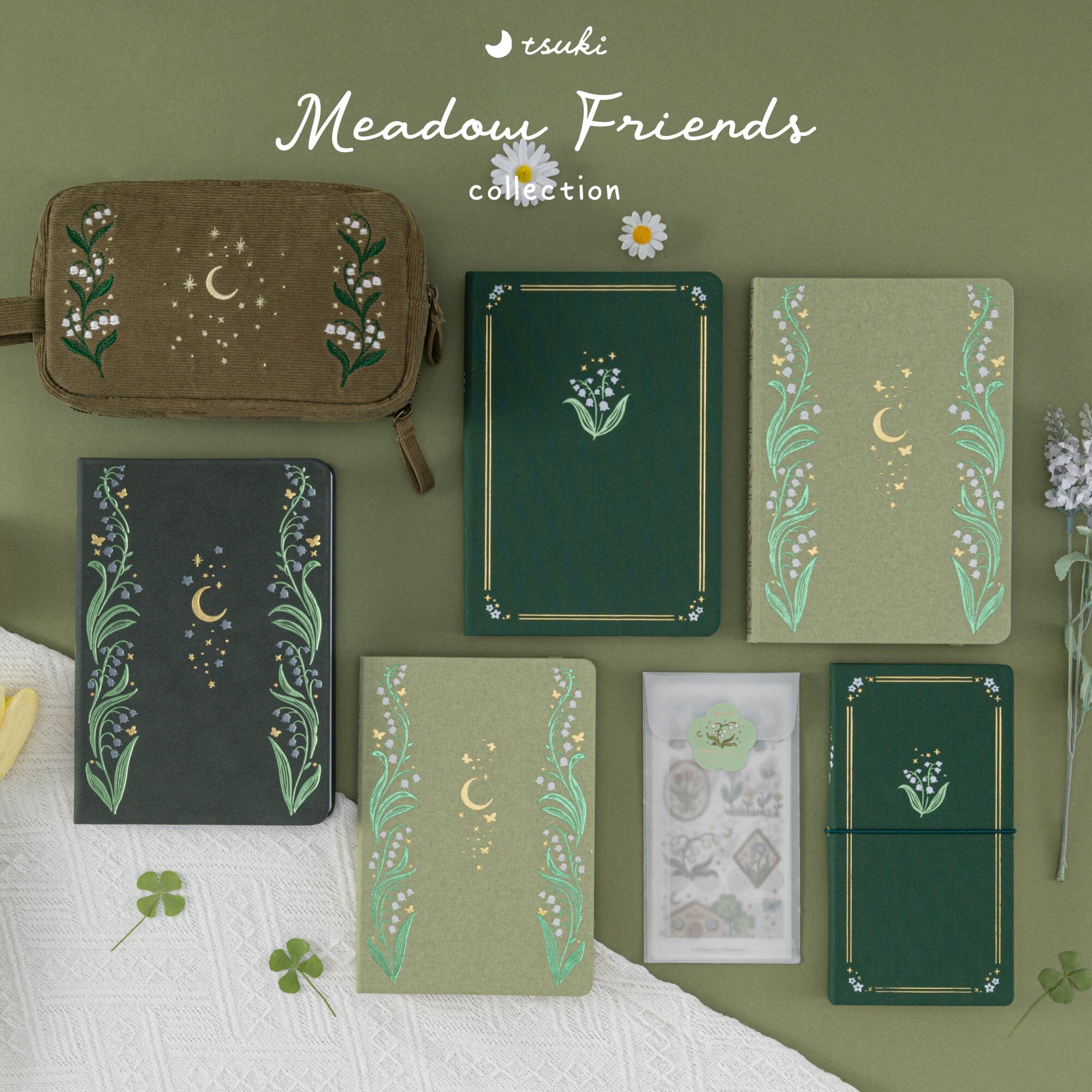 Tsuki 'Evergreen Lily' Limited Edition Bullet Journal ☾