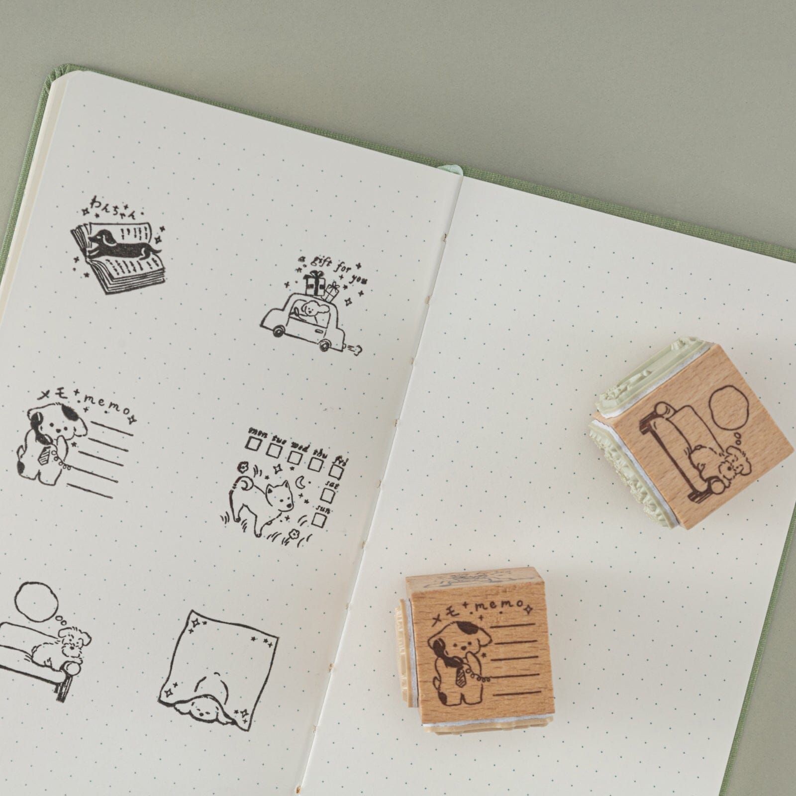 Tsuki 'Puppy Life' Travel Notebook Gift Set ☾