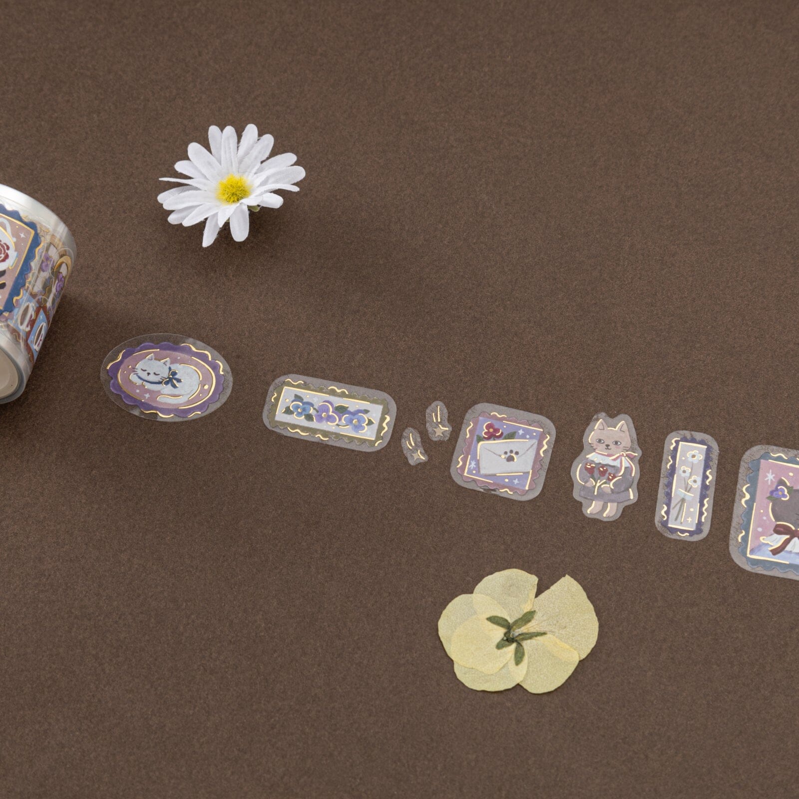 Tsuki 'Vintage Neko' Washi Tape Set ☾