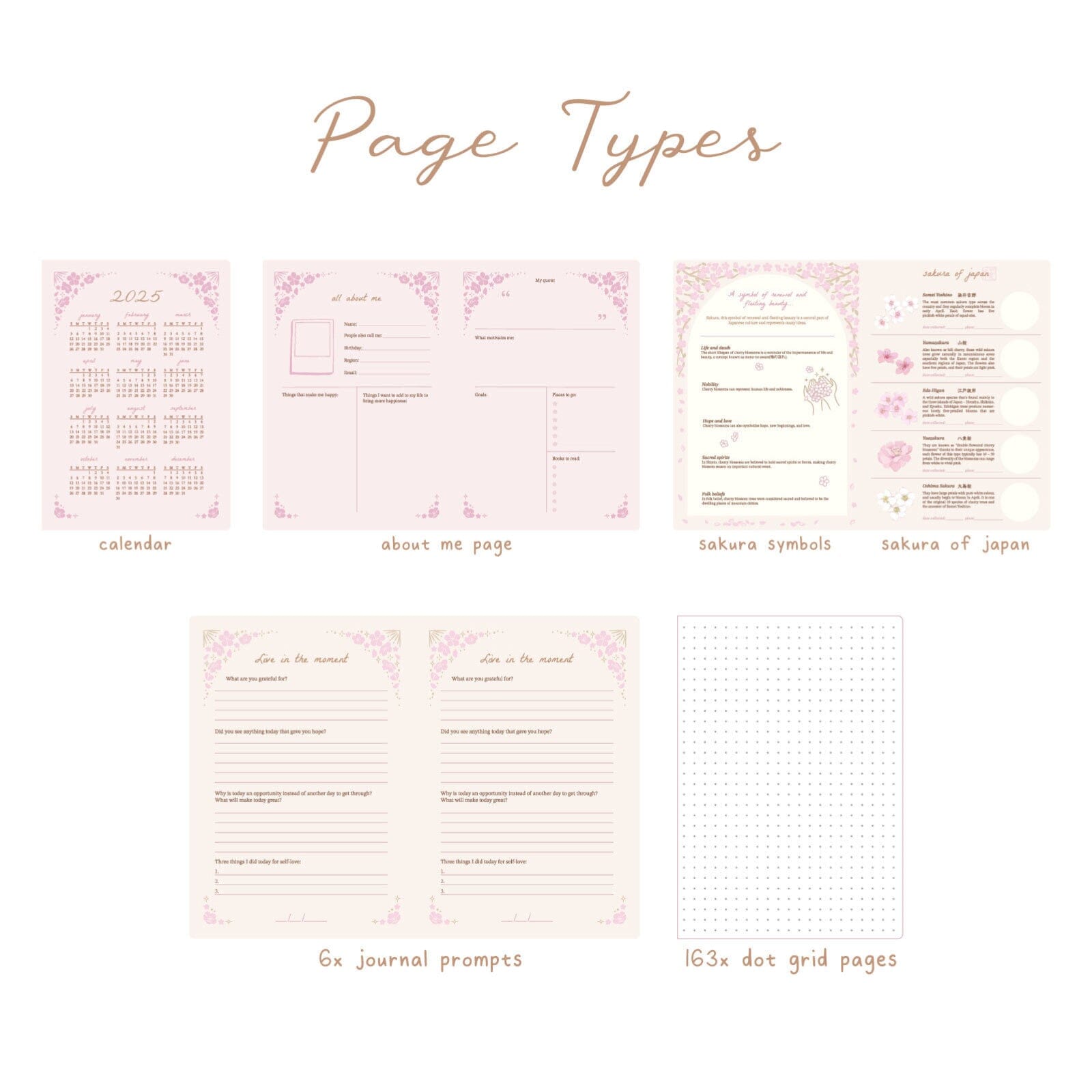 Tsuki 'Sakura Journey 2025' Collector's Edition Special Planner Bullet Journal ☾