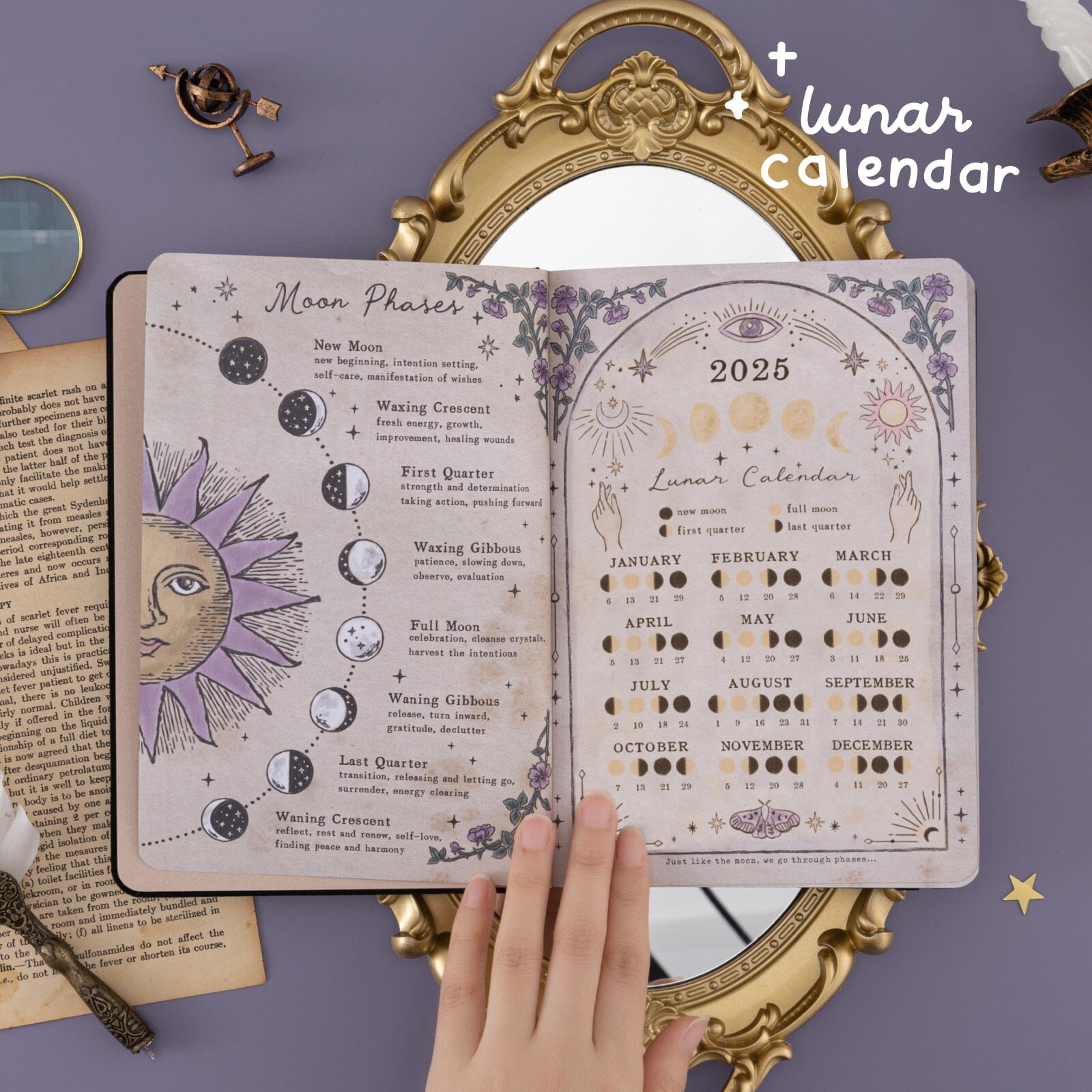 Tsuki 'The Moon' Collector's Edition 2025 Moon Planner Bullet Journal ☾