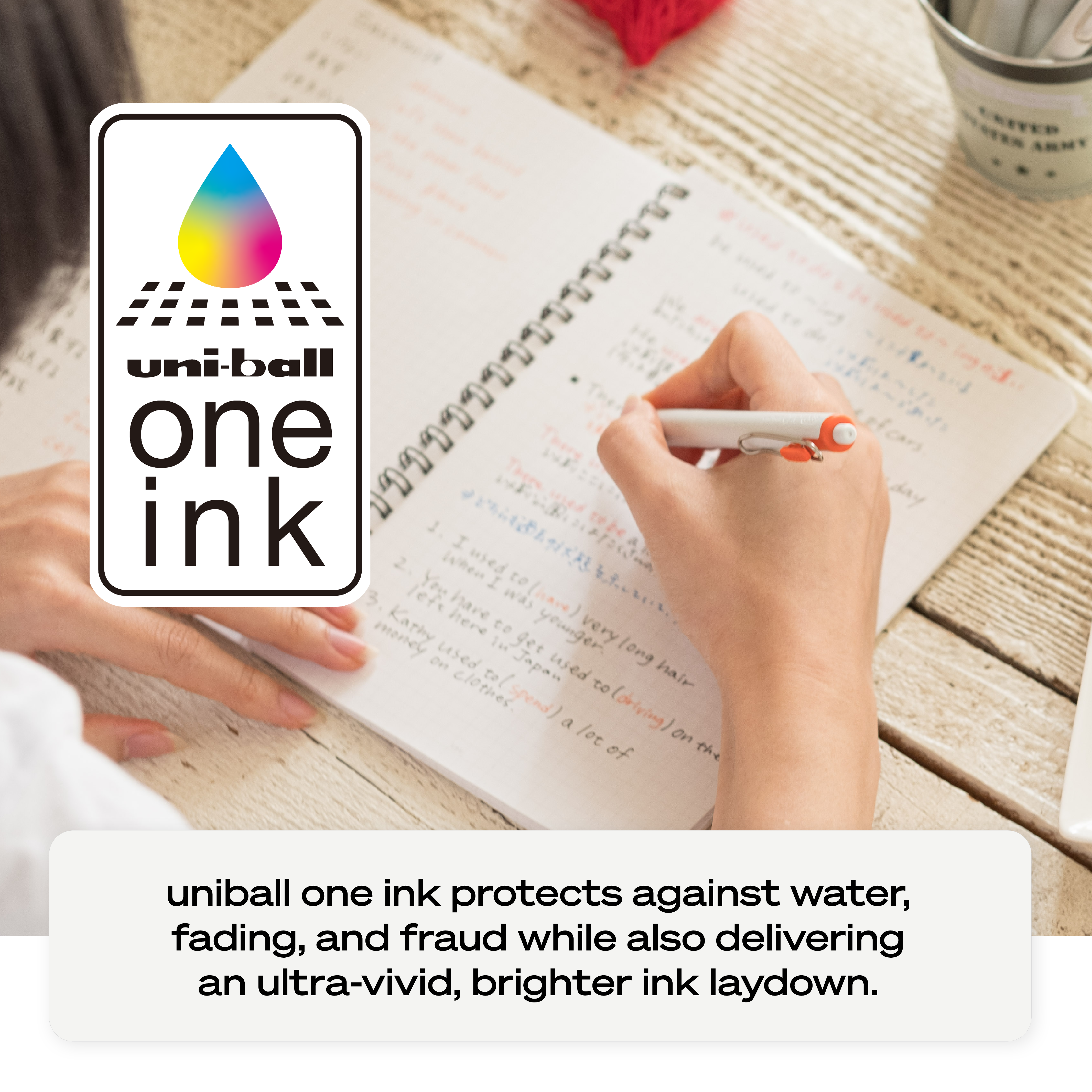 uniball™ ONE, Gel Pen, Black Barrel