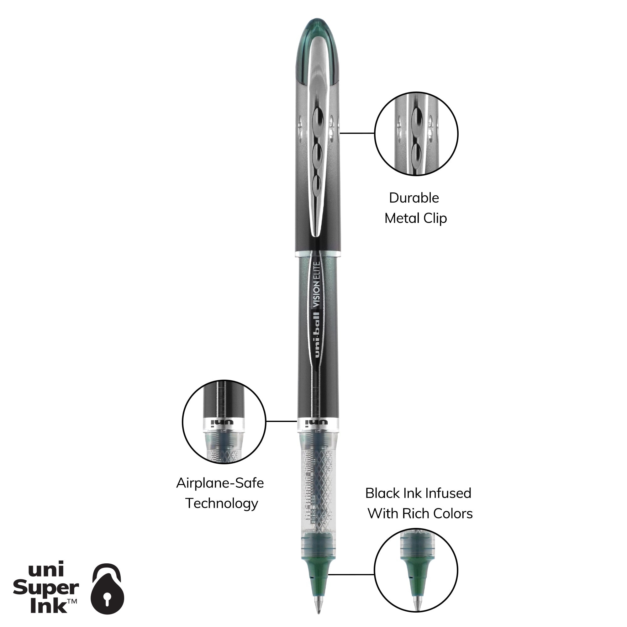 uniball™ Vision Elite BLX, Rollerball Pen