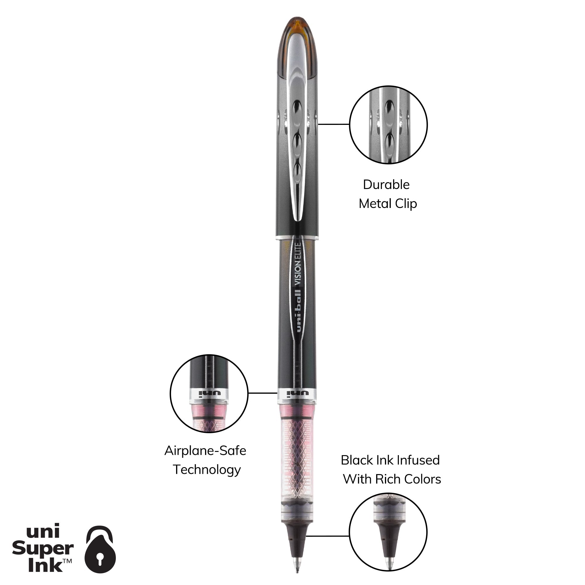 uniball™ Vision Elite BLX, Rollerball Pen