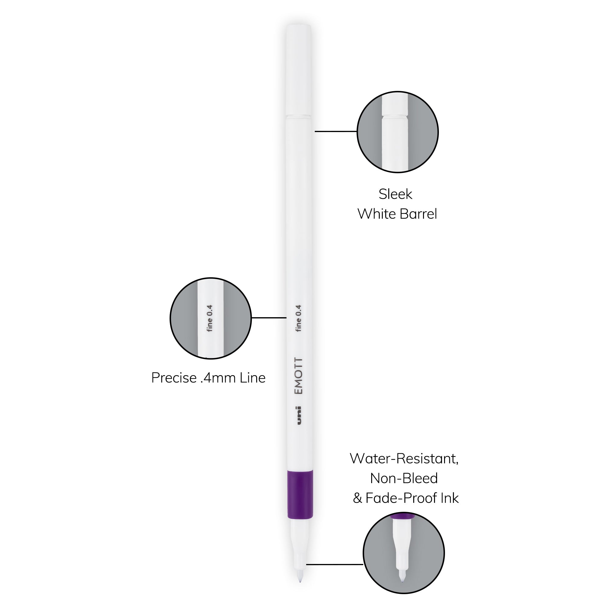 uni® EMOTT, Fine Line Marker